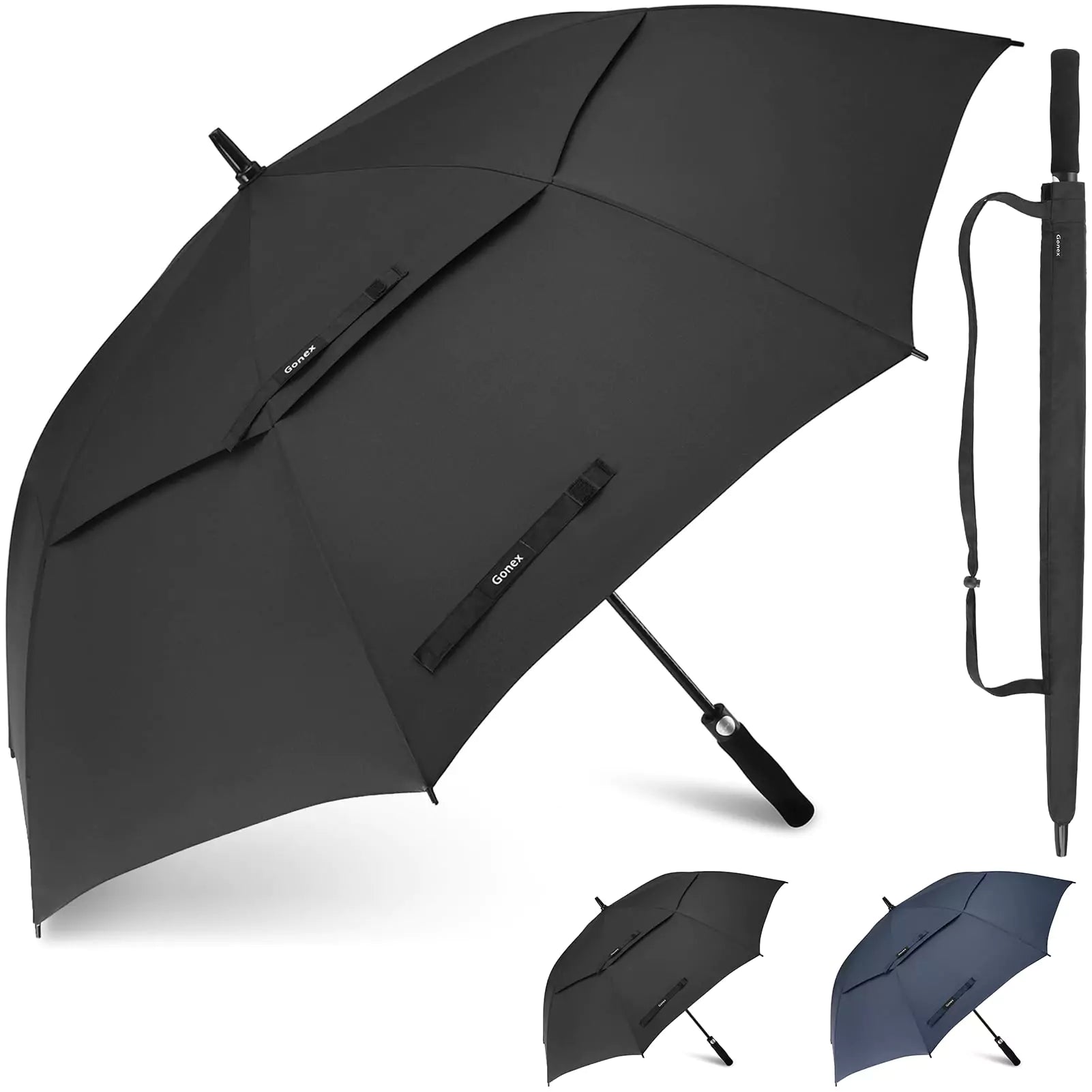 gonex-80-inch-extra-large-golf-umbrella-massive-6-foot-canopy-upf-50 image 8