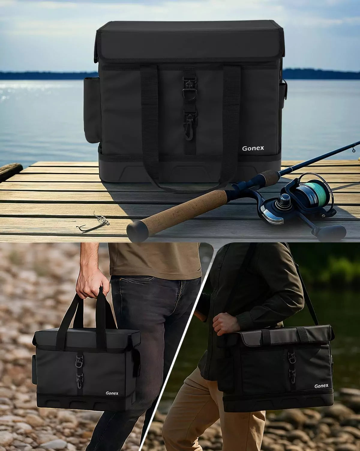 gonex-waterproof-fishing-tackle-bag-for-freshwater-saltwater image 8