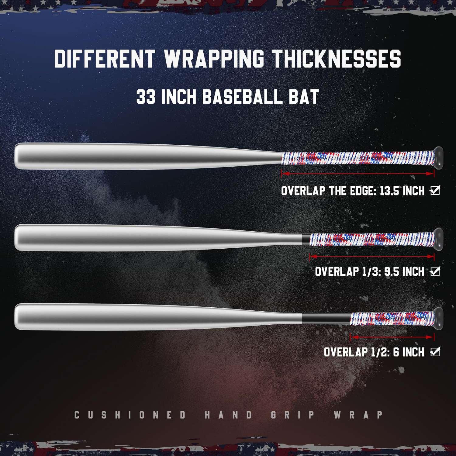 gonex-baseball-bat-grip-tape-40-1-non-slip-grip-with-american-flag-design image 2