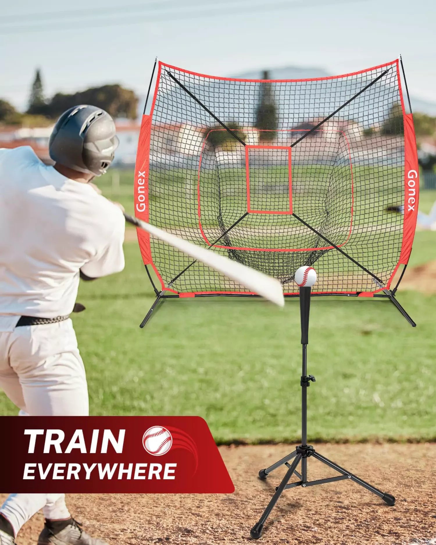 gonex-7x7-baseball-practice-hitting-net-and-tee image 8