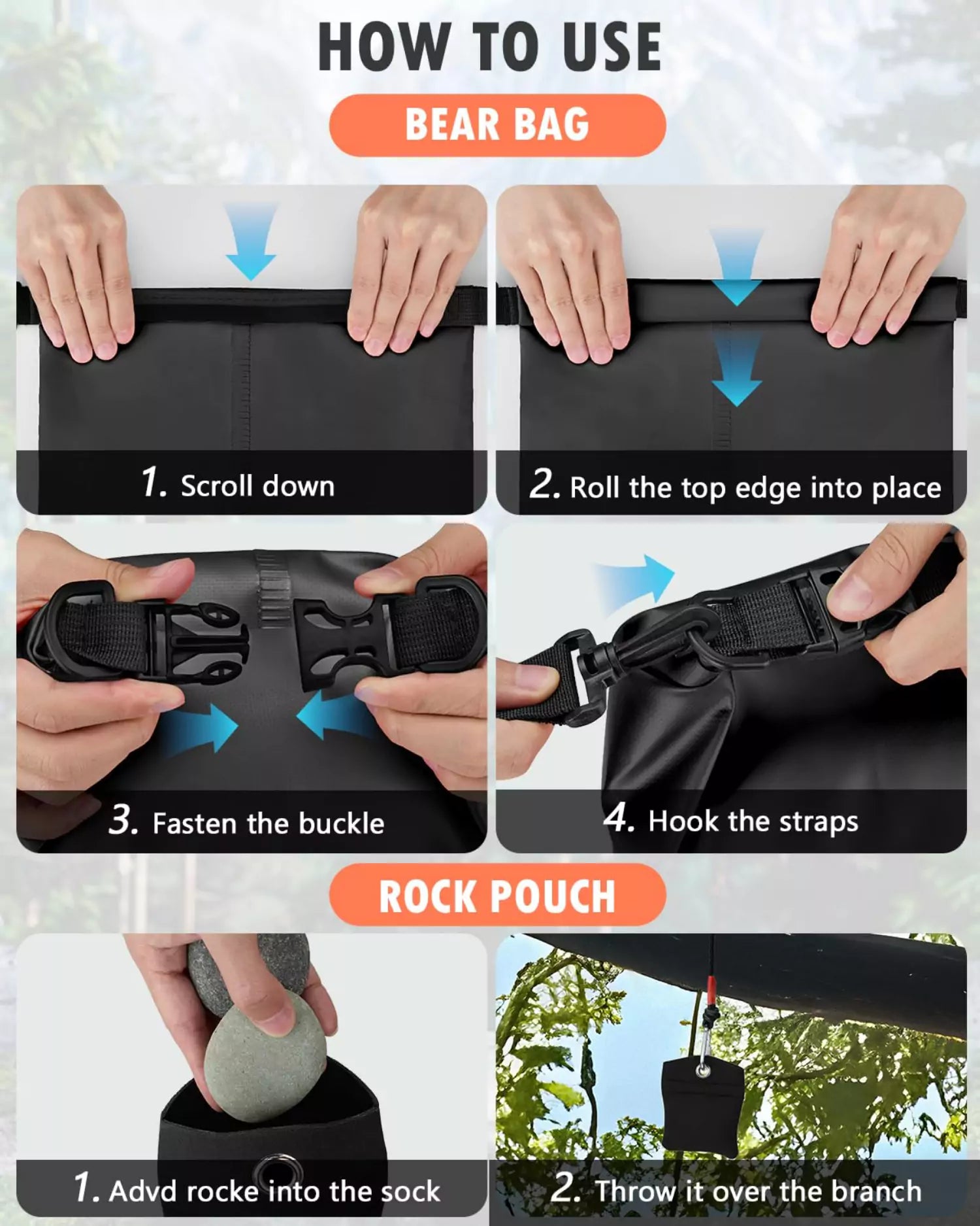 gonex-bear-proof-bag-kit-10l-waterproof-ultralight-bear-bag-for-camping image 8
