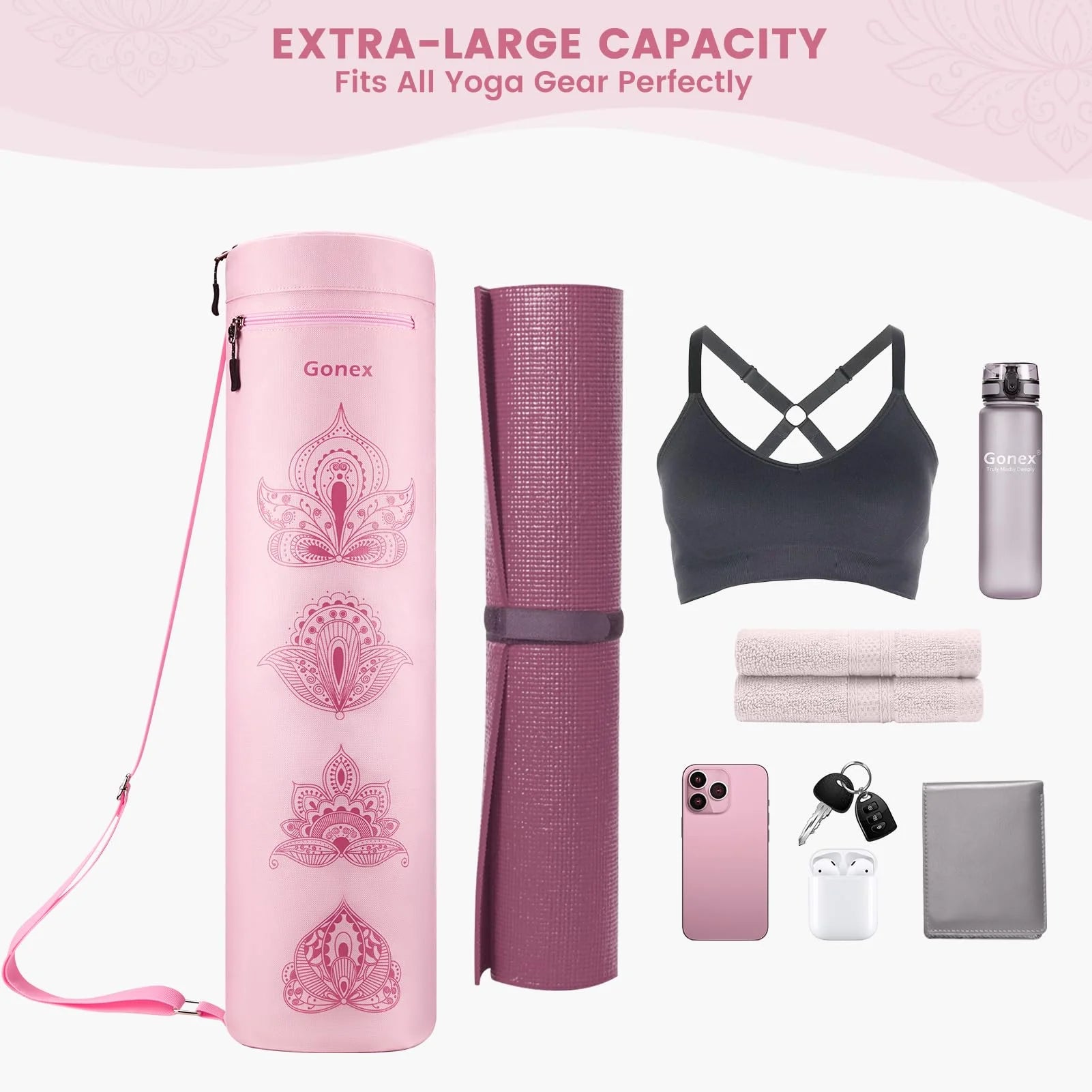 gonex-yoga-mat-bag-paisley image 4