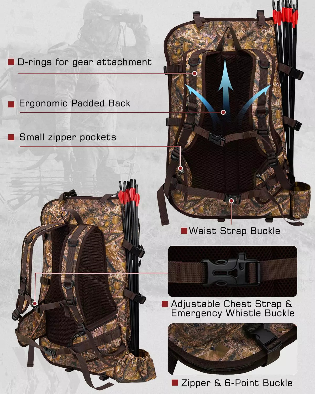gonex-hunting-bow-and-arrow-backpack-with-detachable-case-900d-polyester image 5