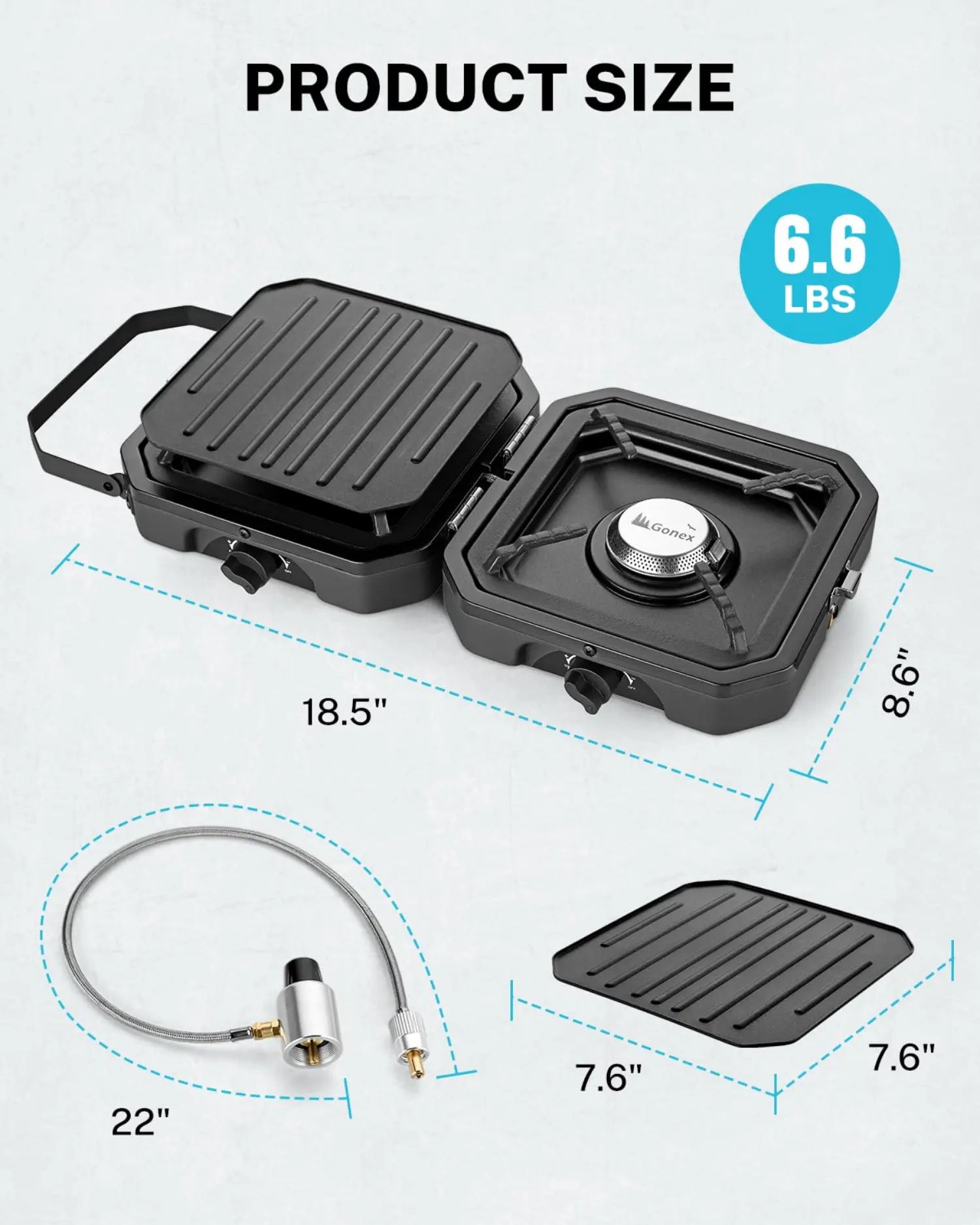 gonex-portable-propane-camping-stove-16-000-btu-dual-burner-with-griddle-grill-g image 8