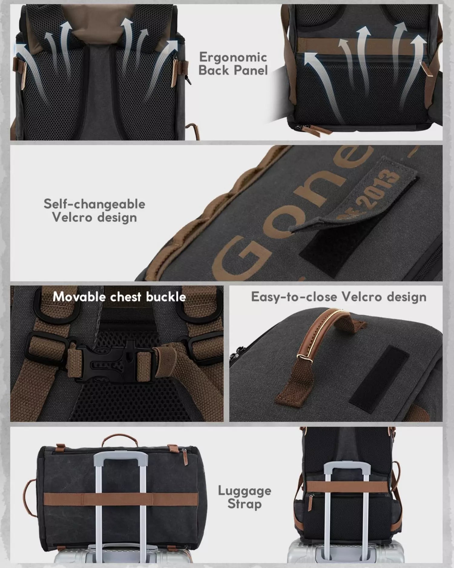 gonex-canvas-laptop-backpack-with-velcro-patch image 6