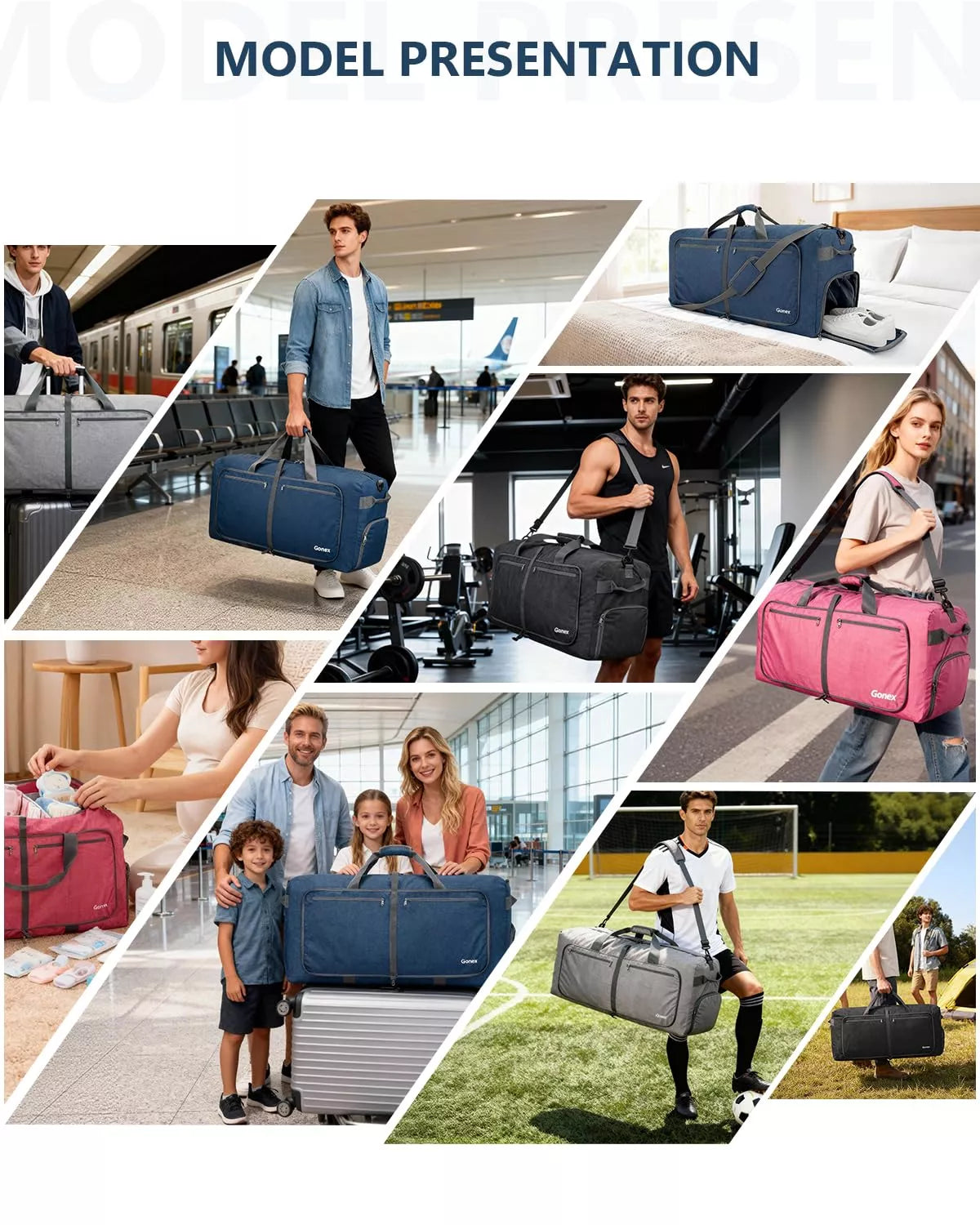 gonex-150l-foldable-duffle-bag-with-lightweight-600d-polyester-fabric image 7
