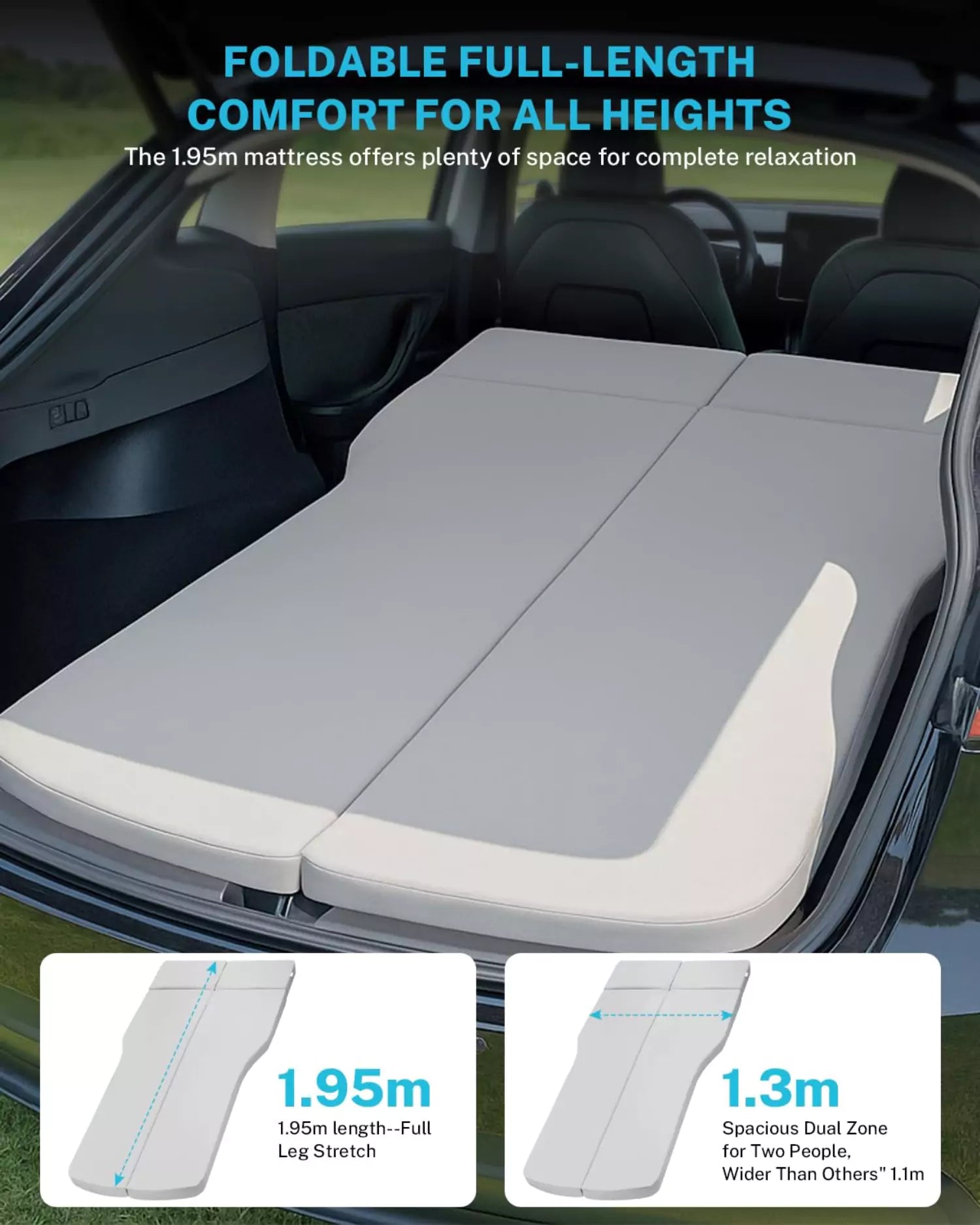 gonex-memory-foam-mattress-for-tesla-model-y-3-2-6-luxurious-comfort image 6