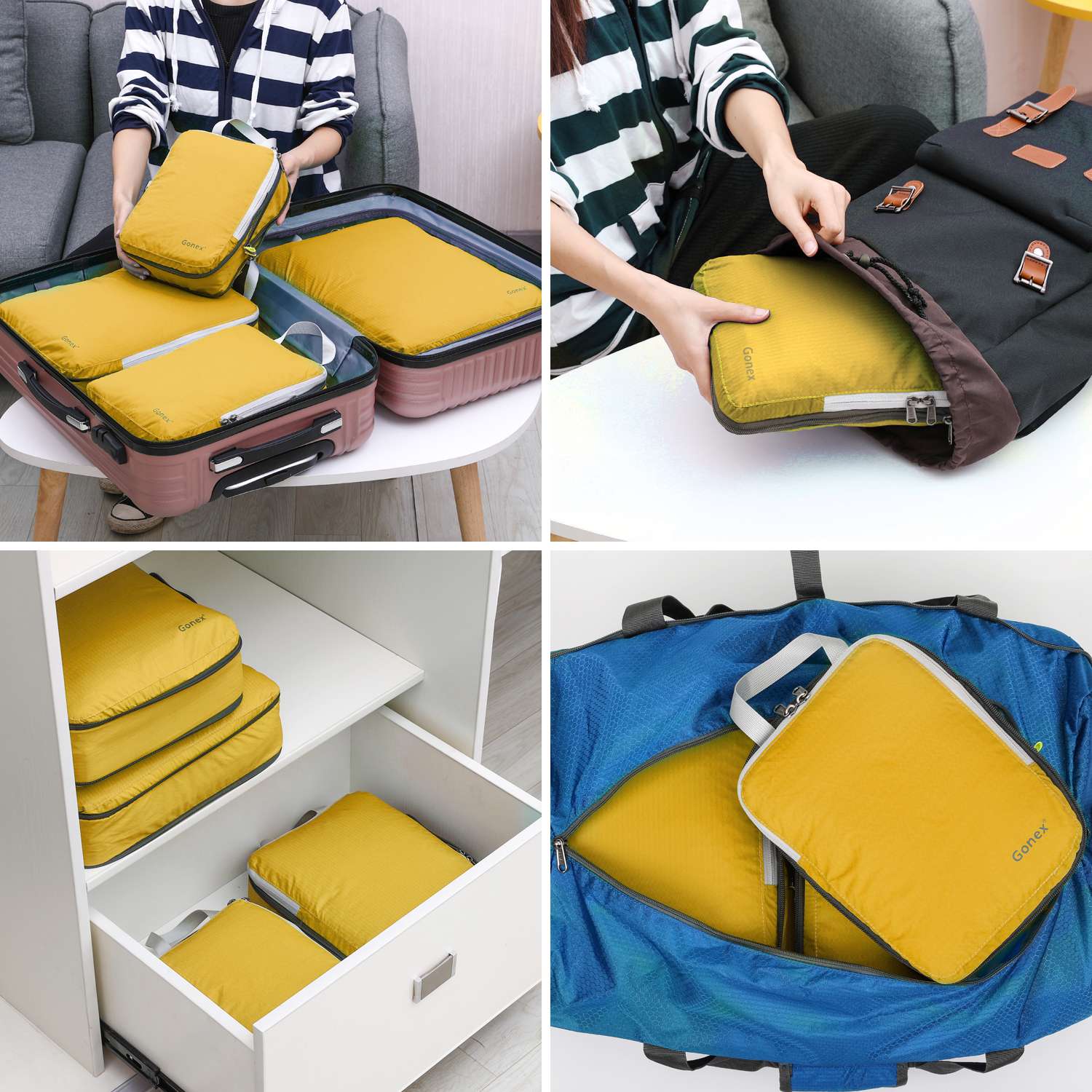 gonex-compression-packing-cubes-set-4pcs-expandable-travel-organizers-with-doubl image 6