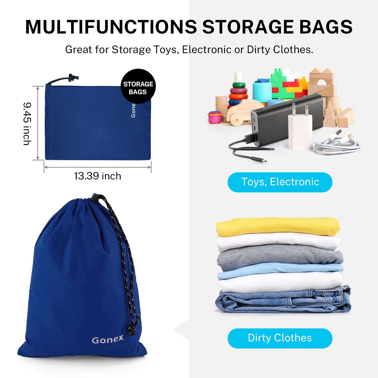 gonex-luggage-organizers-packing-cubes-5pcs-set image 6