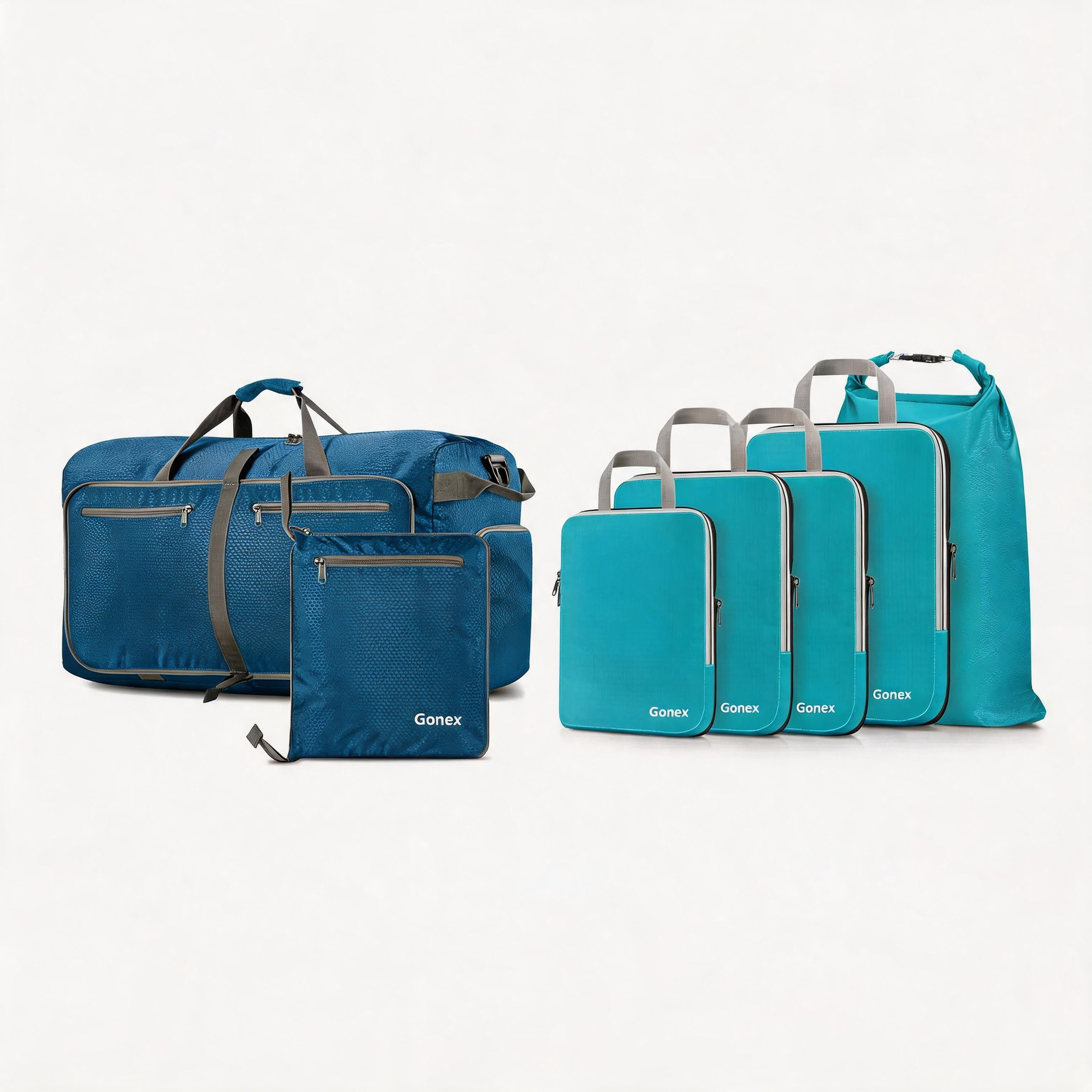 gonex-weekend-getaway-2-piece-set-with-100l-foldable-duffle-bag-and-5-piece-comp image 2