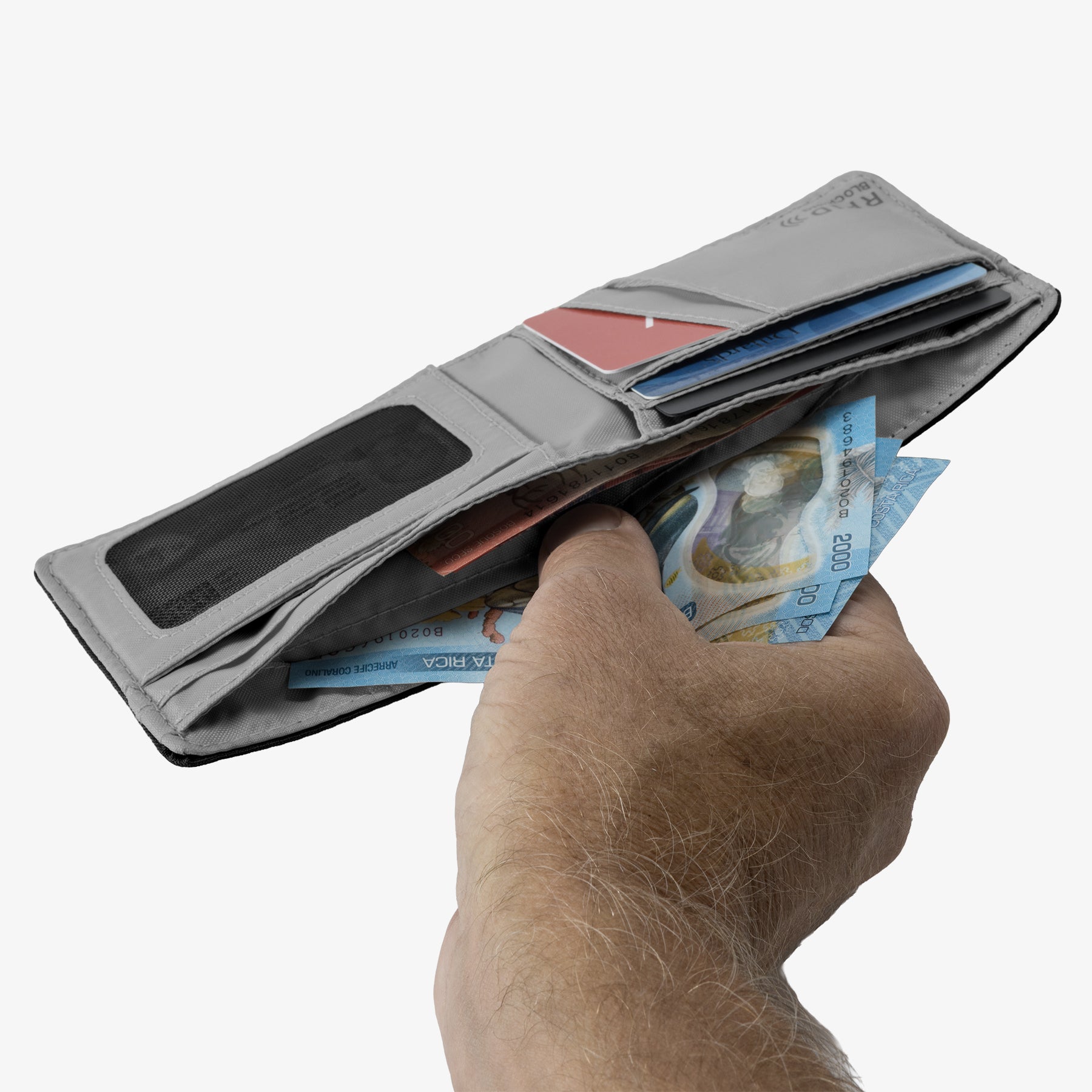 eagle-creek-stash-rfid-bifold-wallet-slim-recycled-travel-wallet-with-rfid-prote image 5