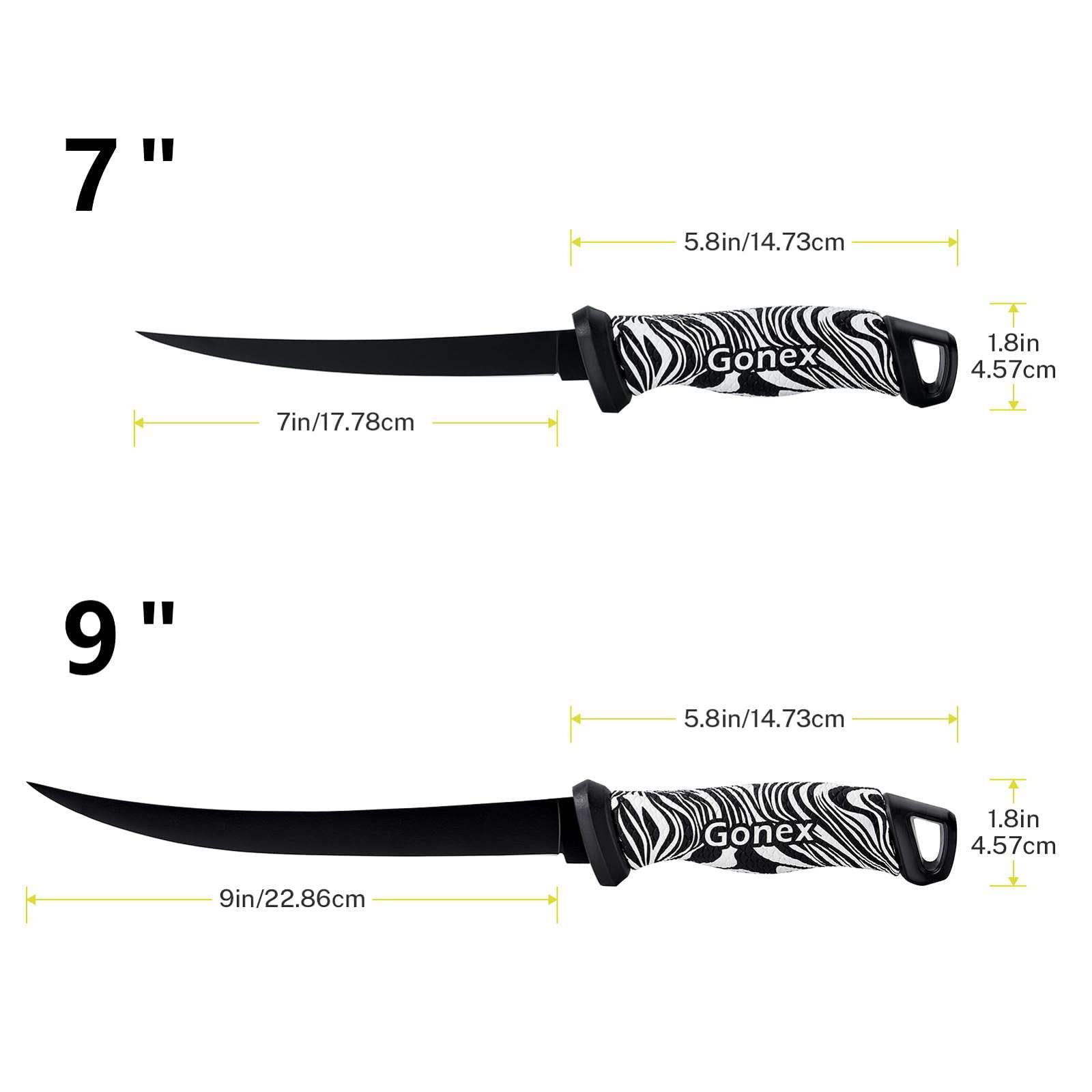 gonex-fish-fillet-knife-german-stainless-steel-teflon-coated-ergonomic-handle image 4
