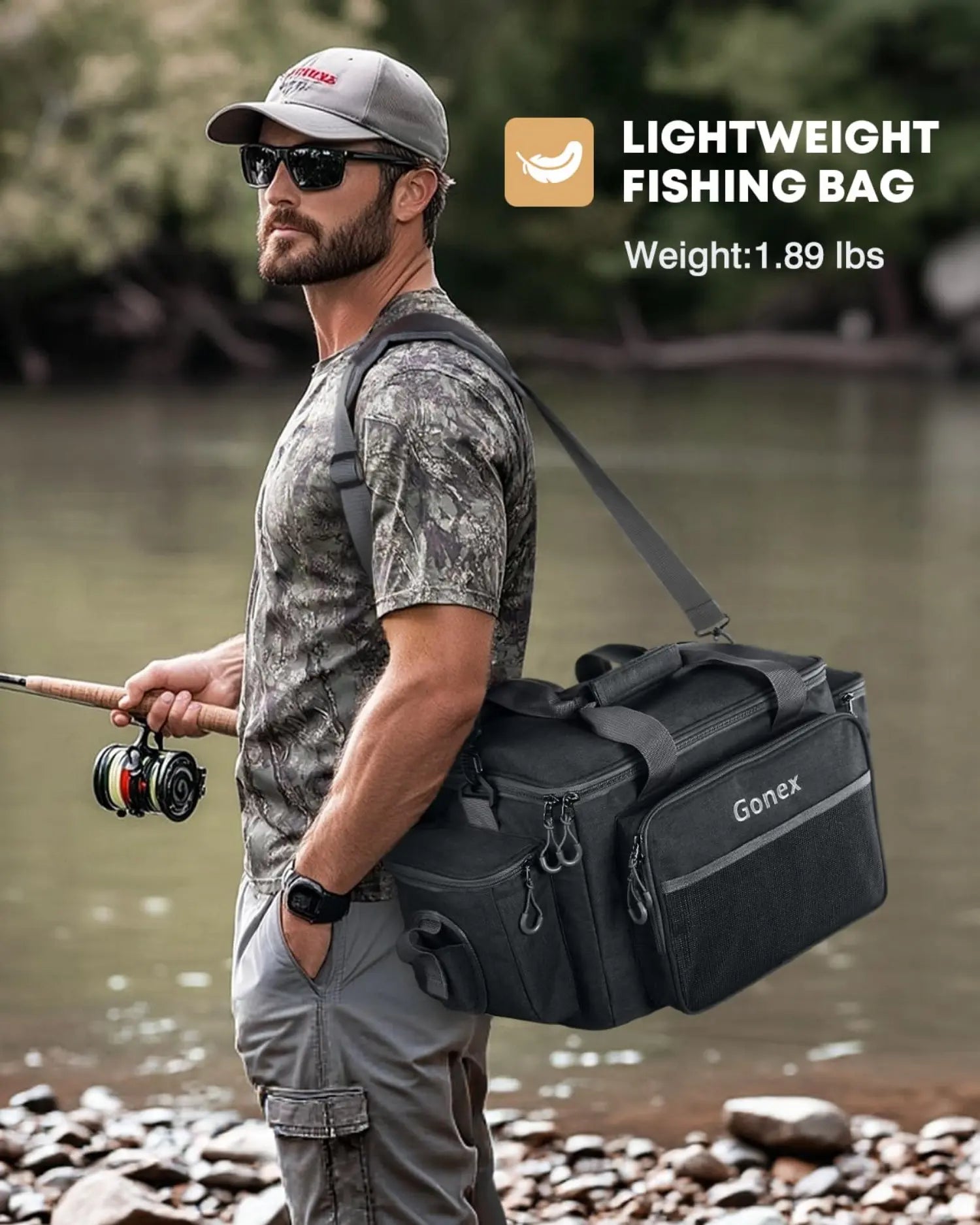 gonex-fishing-tackle-bag-with-large-front-pocket-8-compartment image 8