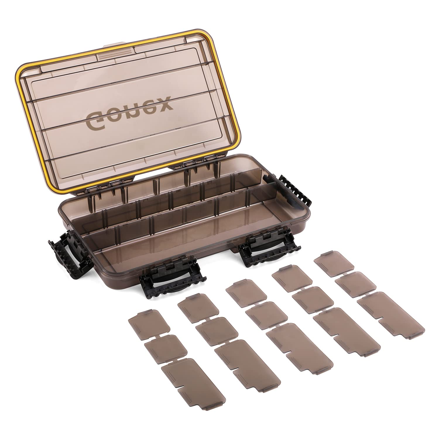 gonex-3700-waterproof-tackle-box-sealed-lid-with-cam-action-latches-for-lure-hoo image 6