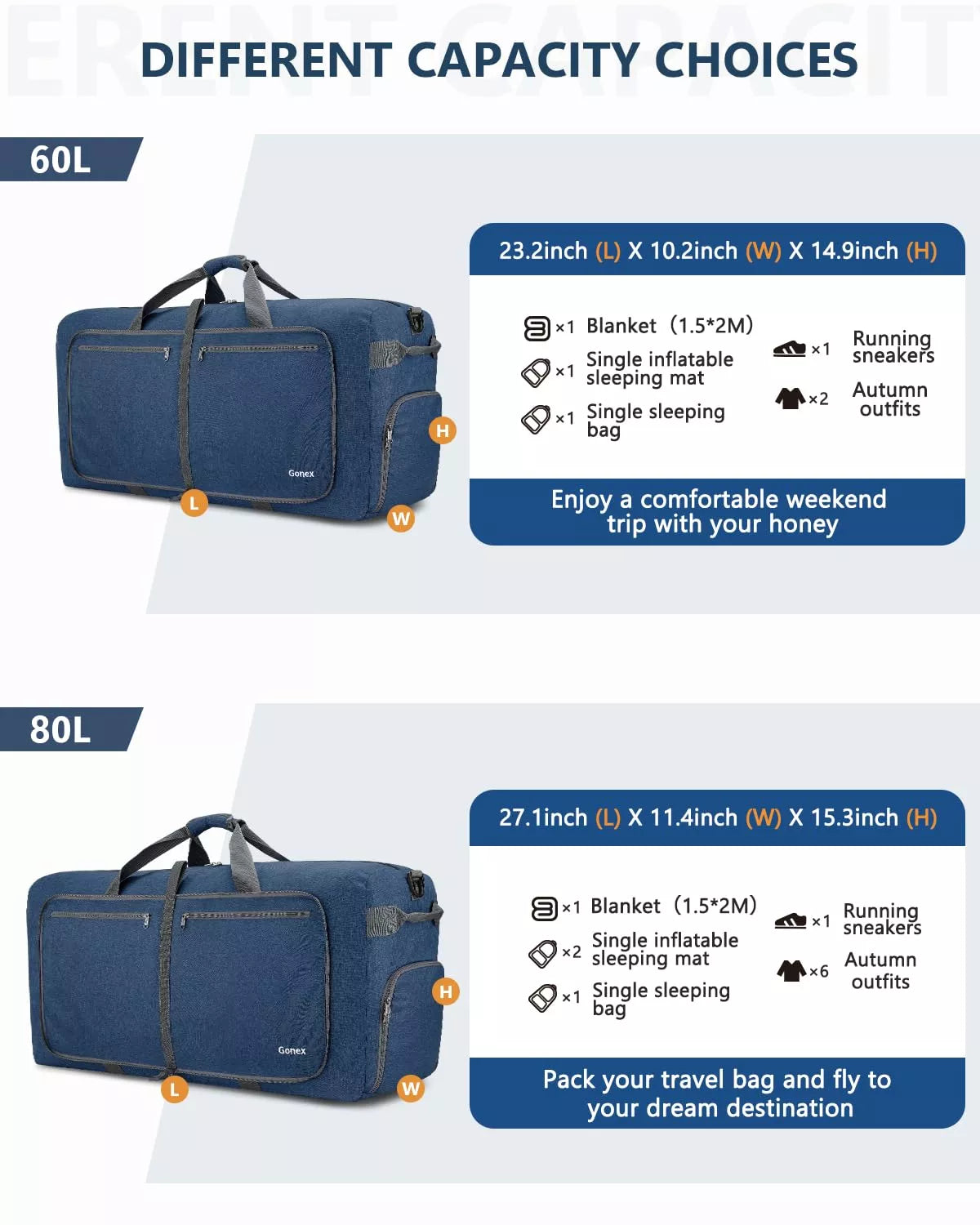 gonex-150l-foldable-duffle-bag-with-lightweight-600d-polyester-fabric image 2