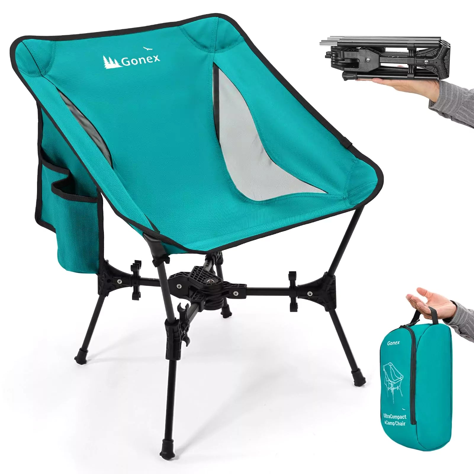 gonex-portable-camping-chair-x-frame-stability-330-lbs-capacity-featherlight-3-3 image 8