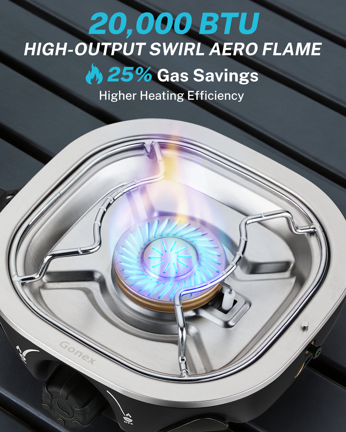 gonex-portable-double-burner-camping-stove-with-20-000-btu-output image 2