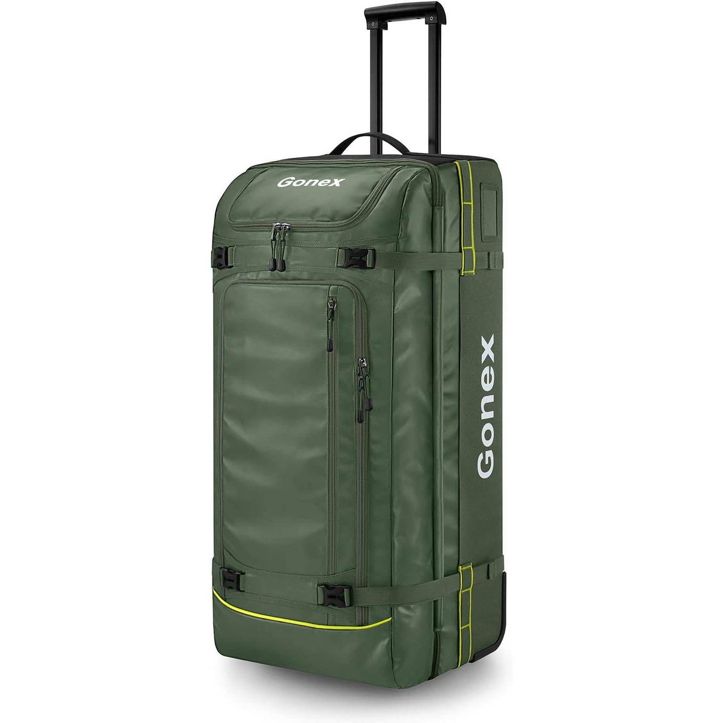 gonex-33-inch-rolling-duffle-bag-with-wheels-waterproof-1200d-pvc-10-day-capacit image 1