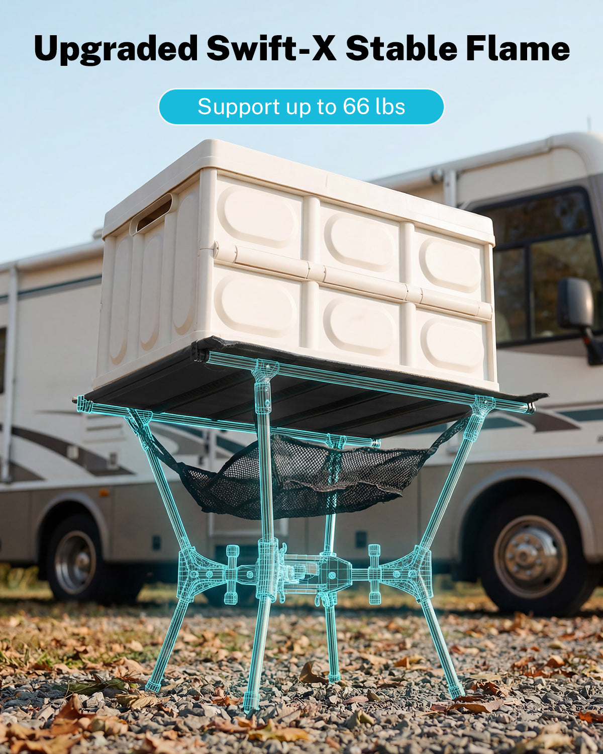 gonex-folding-camping-table-with-oxford-fabric-top image 5