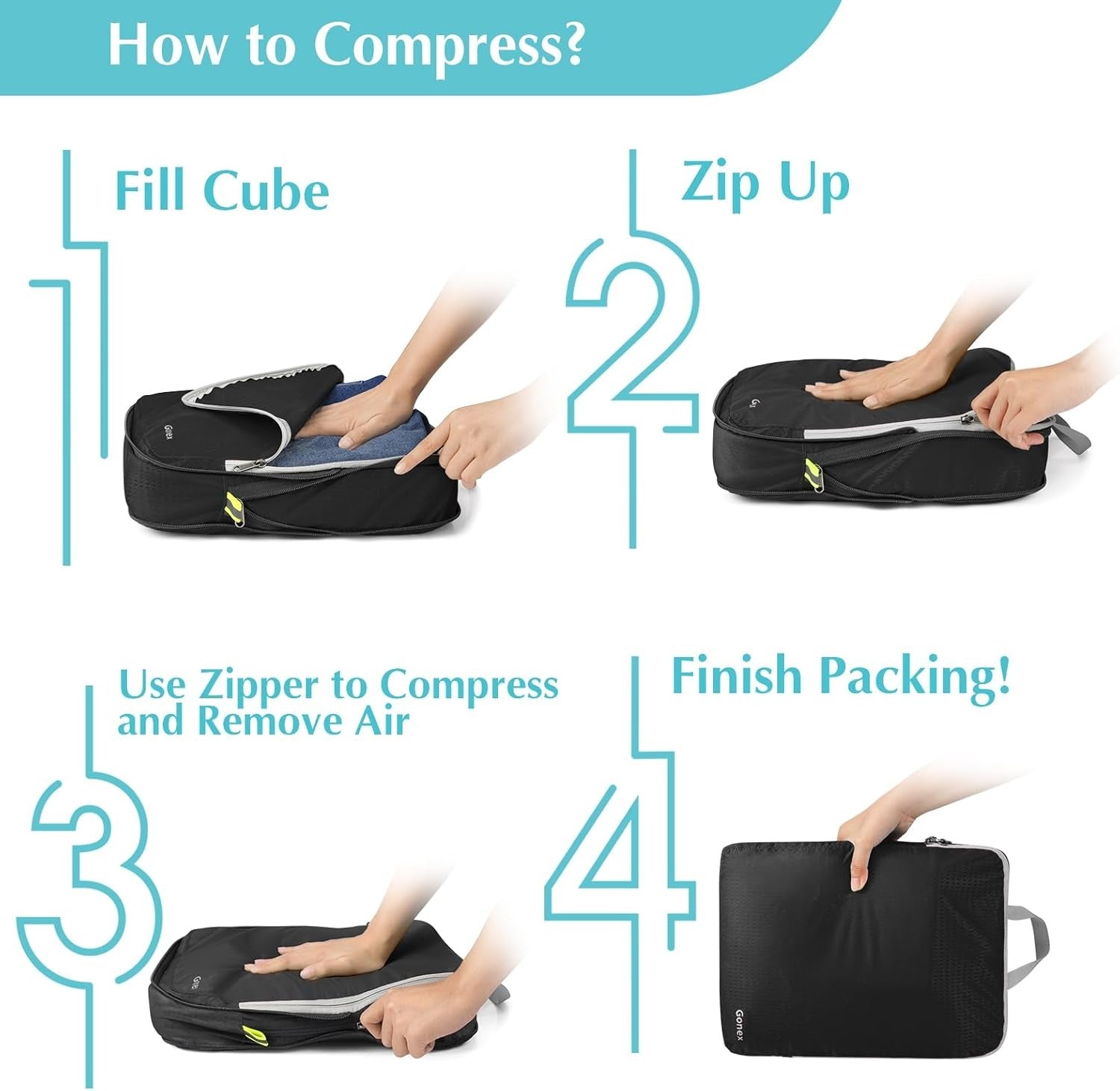 gonex-compression-packing-cubes-set-4pcs-expandable-travel-organizers-with-doubl image 7