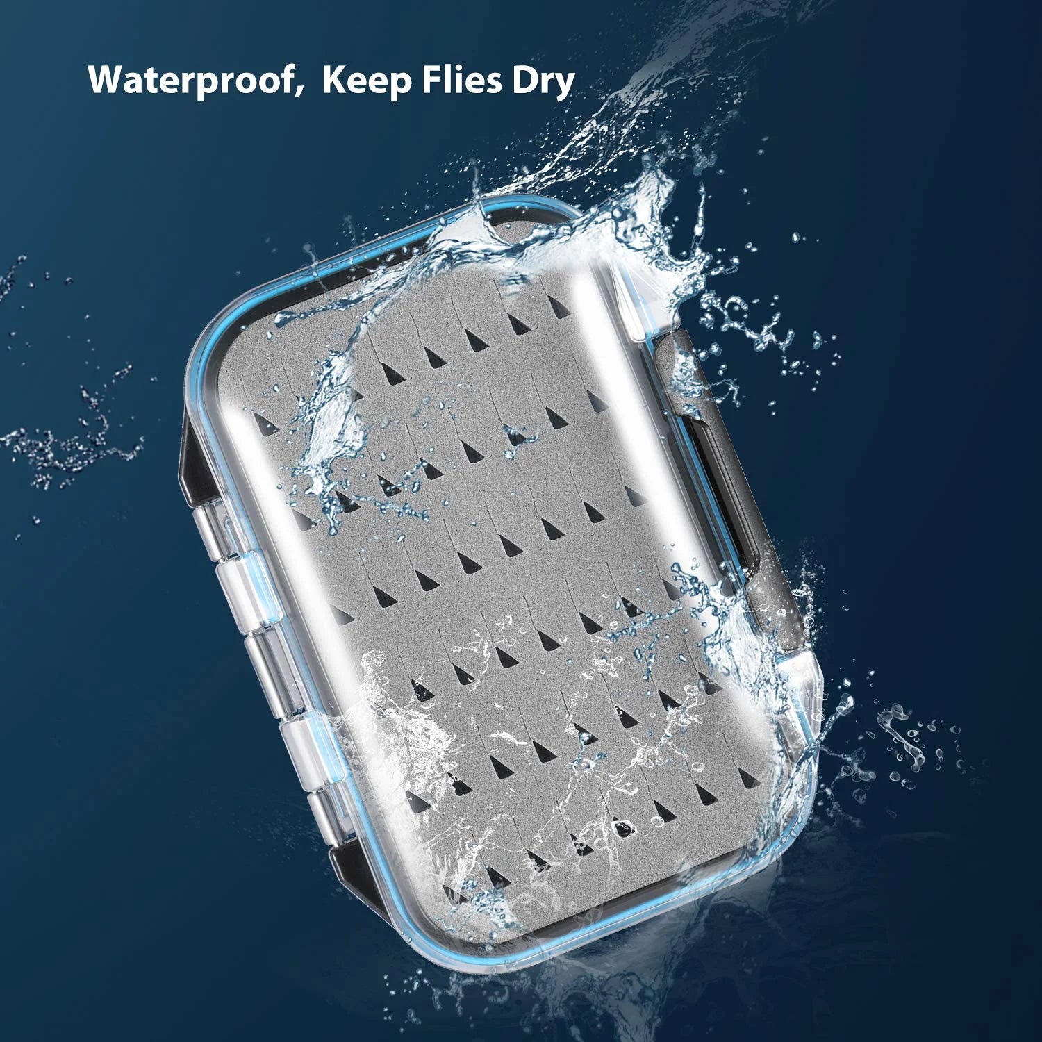 gonex-fly-fishing-box-with-96-slots-waterproof-double-clear-lid-lightweight-buoy image 7