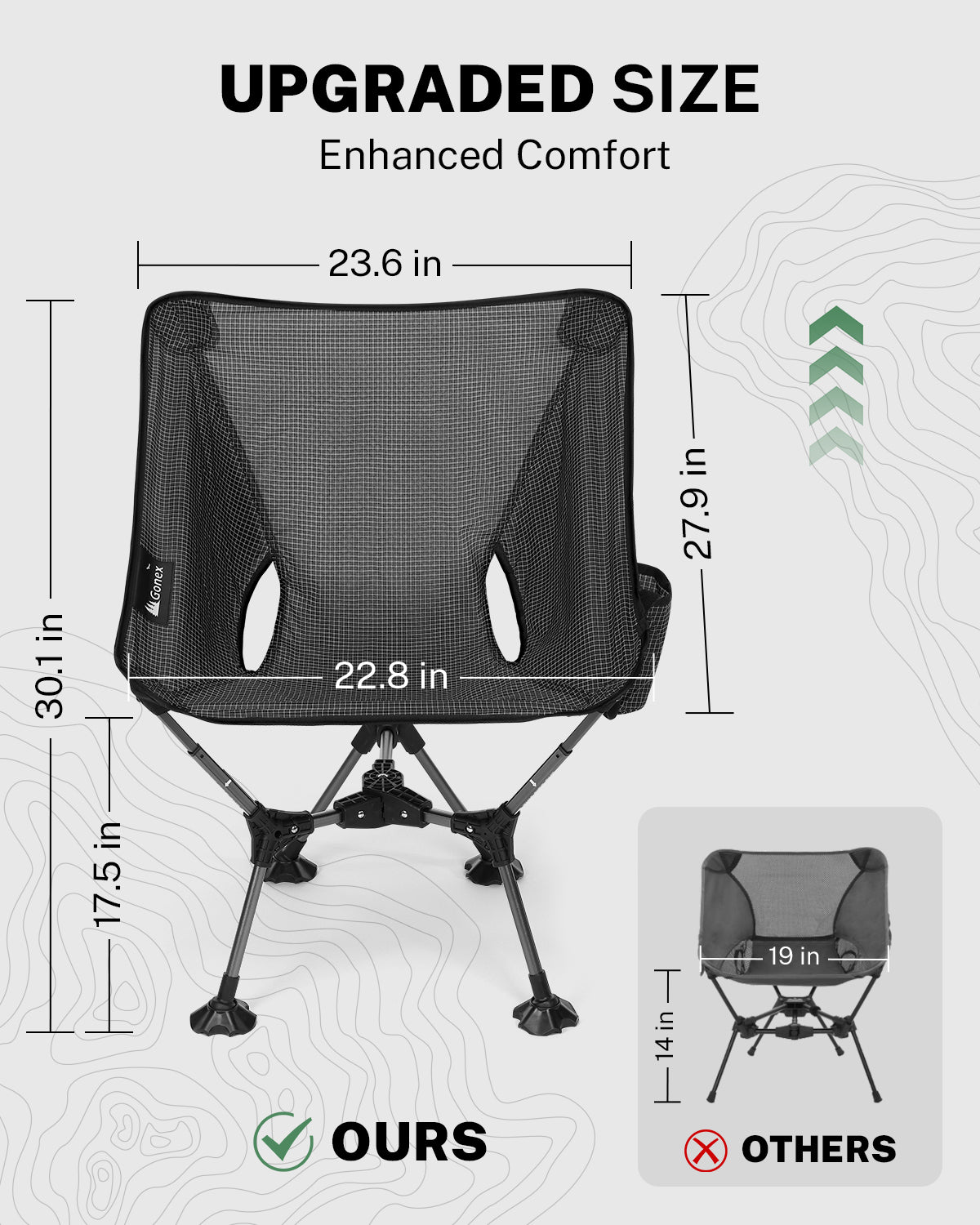 gonex-swift-y-lightweight-high-back-camping-chair-portable-folding-chair-with-ca image 7