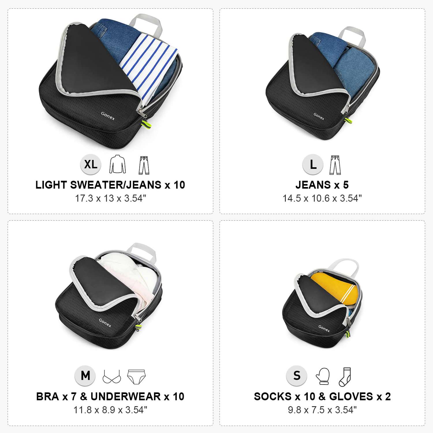gonex-compression-packing-cubes-set-4pcs-expandable-travel-organizers-with-doubl image 4