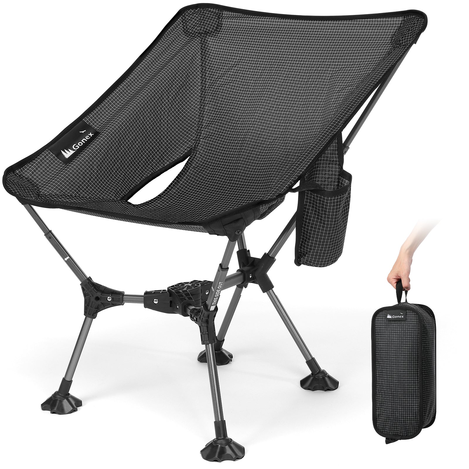 gonex-swift-y-lightweight-high-back-camping-chair-portable-folding-chair-with-ca image 1