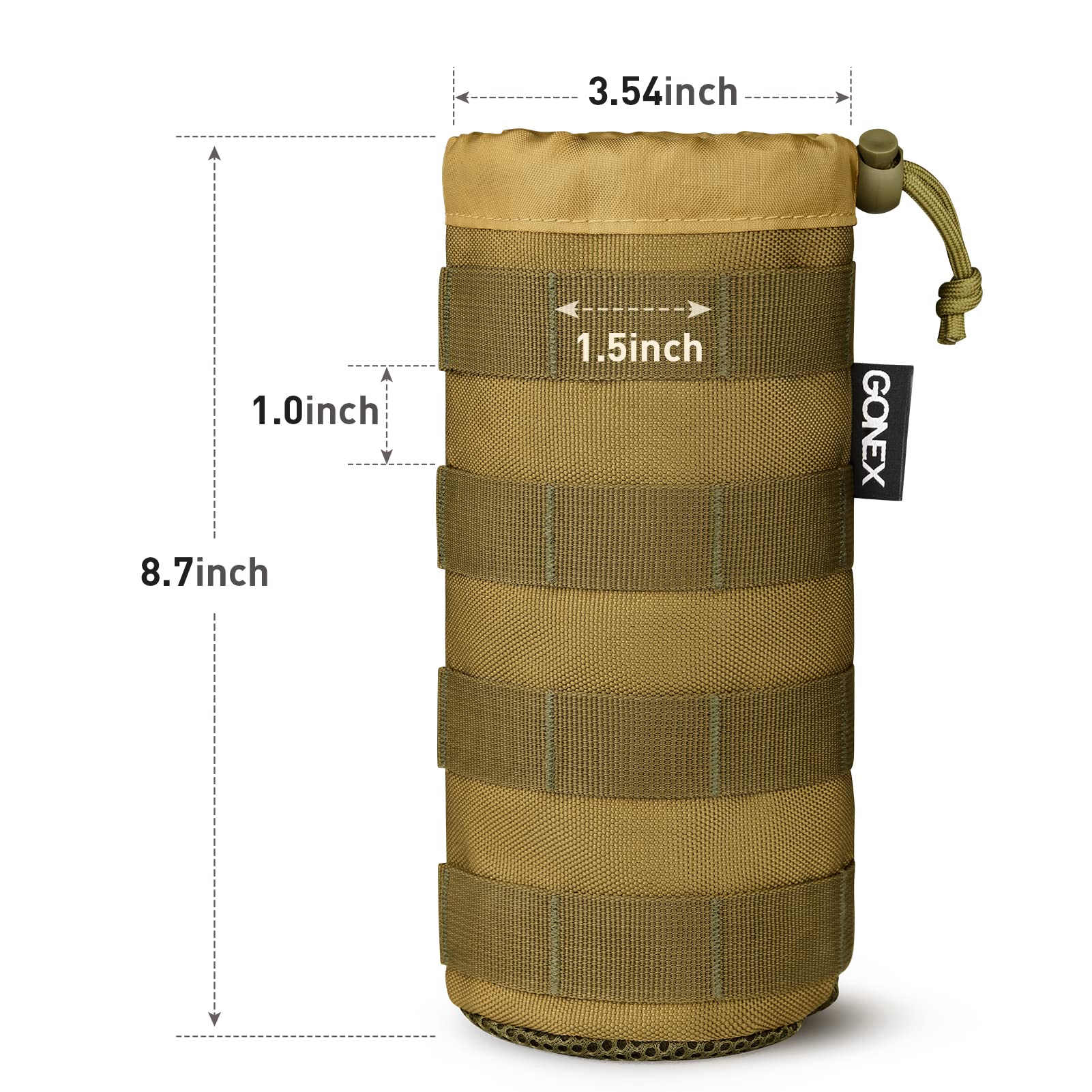 gonex-drawstring-military-molle-water-bottle-pouch image 6