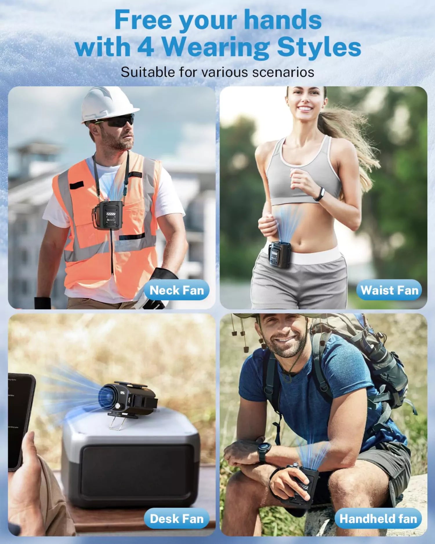 gonex-portable-waist-fan-35h-cooling-wearable-fan-with-199-speeds image 6