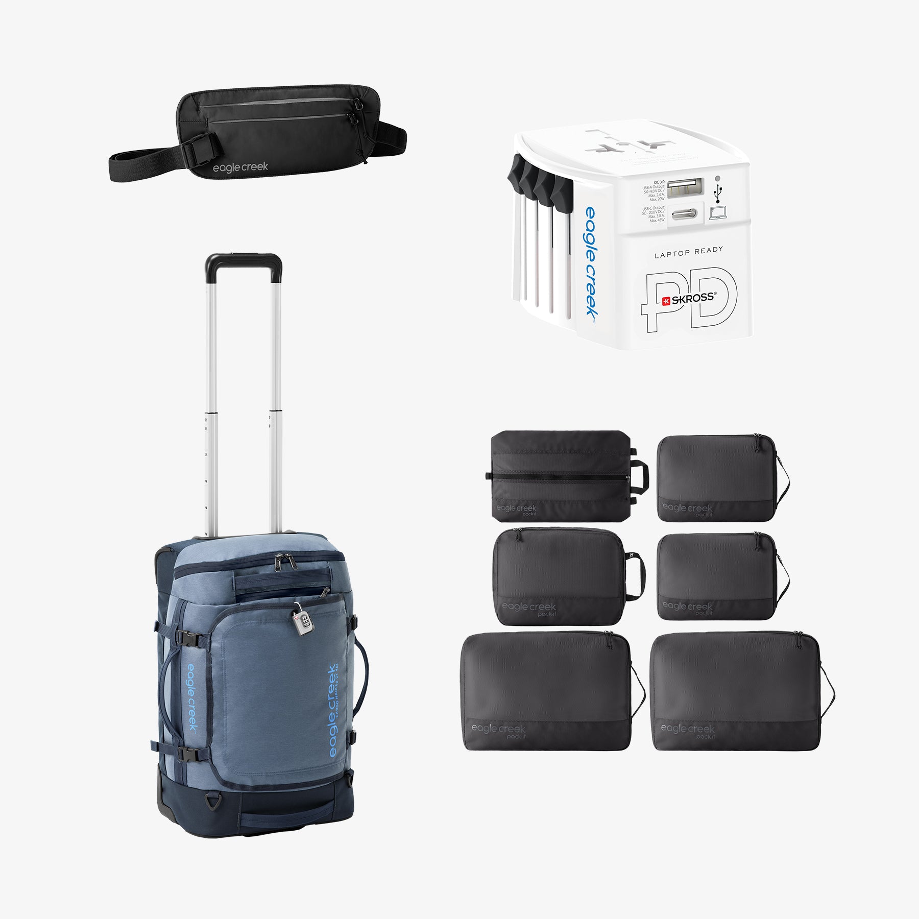 eagle-creek-global-travel-bundle-with-cargo-hauler-xt-21-5-carry-on-pack-it-reve image 2