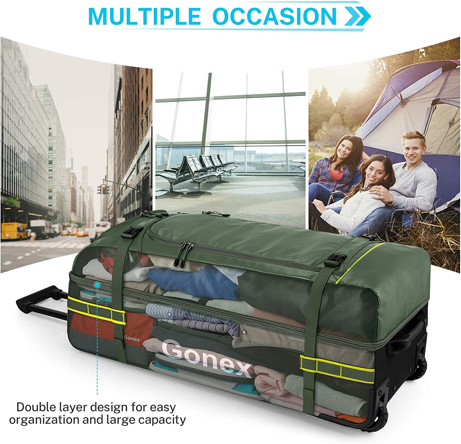 gonex-33-inch-rolling-duffle-bag-with-wheels-waterproof-1200d-pvc-10-day-capacit image 5
