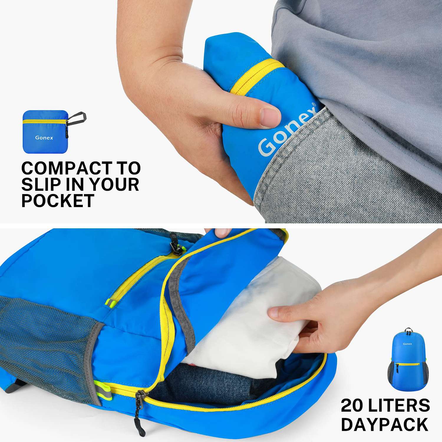 gonex-20l-lightweight-packable-hiking-backpack-daypack image 4