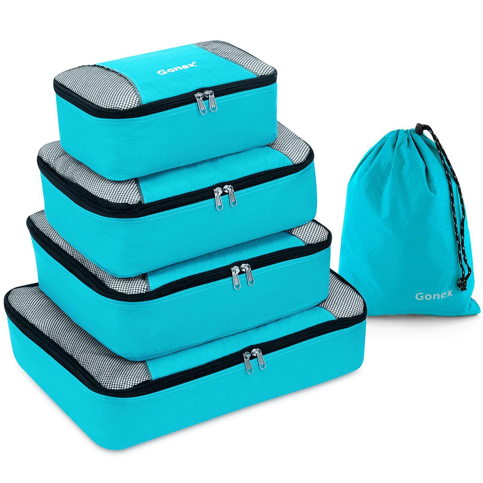 gonex-luggage-organizers-packing-cubes-5pcs-set image 2
