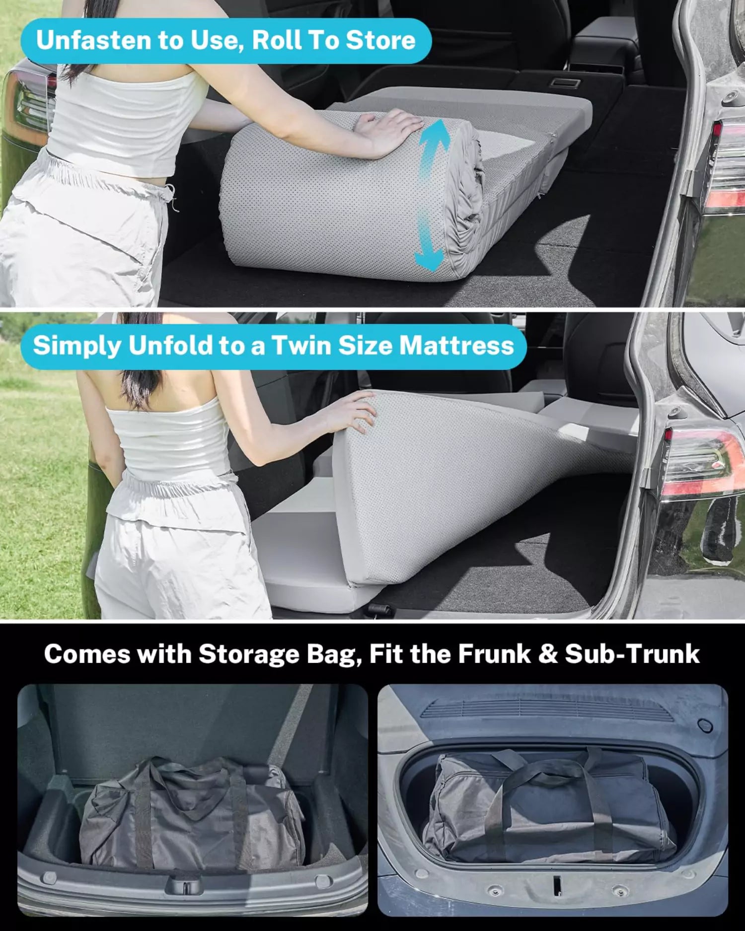 gonex-memory-foam-mattress-for-tesla-model-y-3-2-6-luxurious-comfort image 7