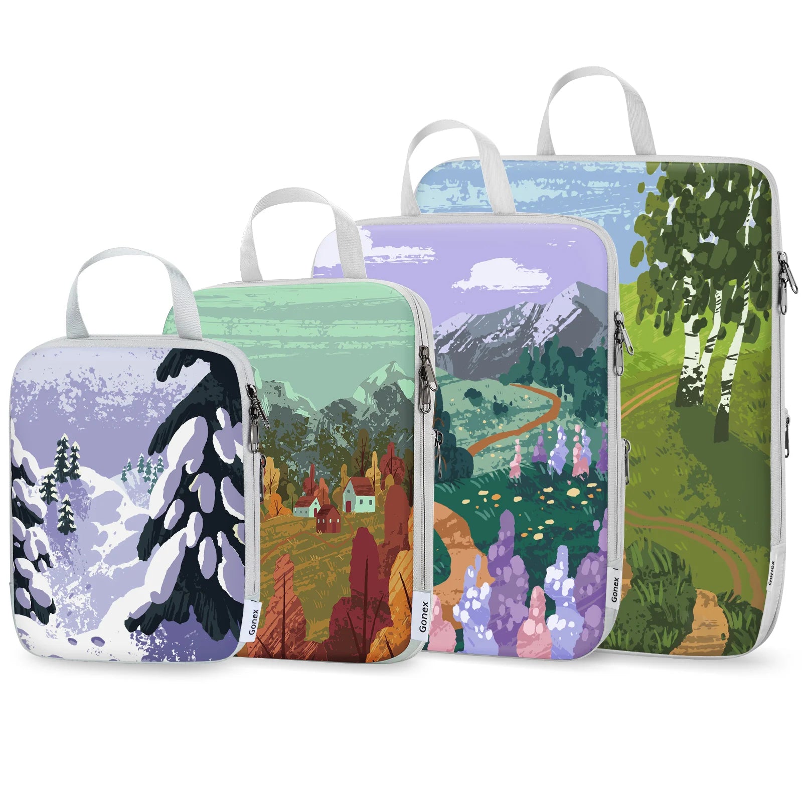 gonex-oil-painting-compression-packing-cubes-4-piece-set-space-saving-travel-org image 5