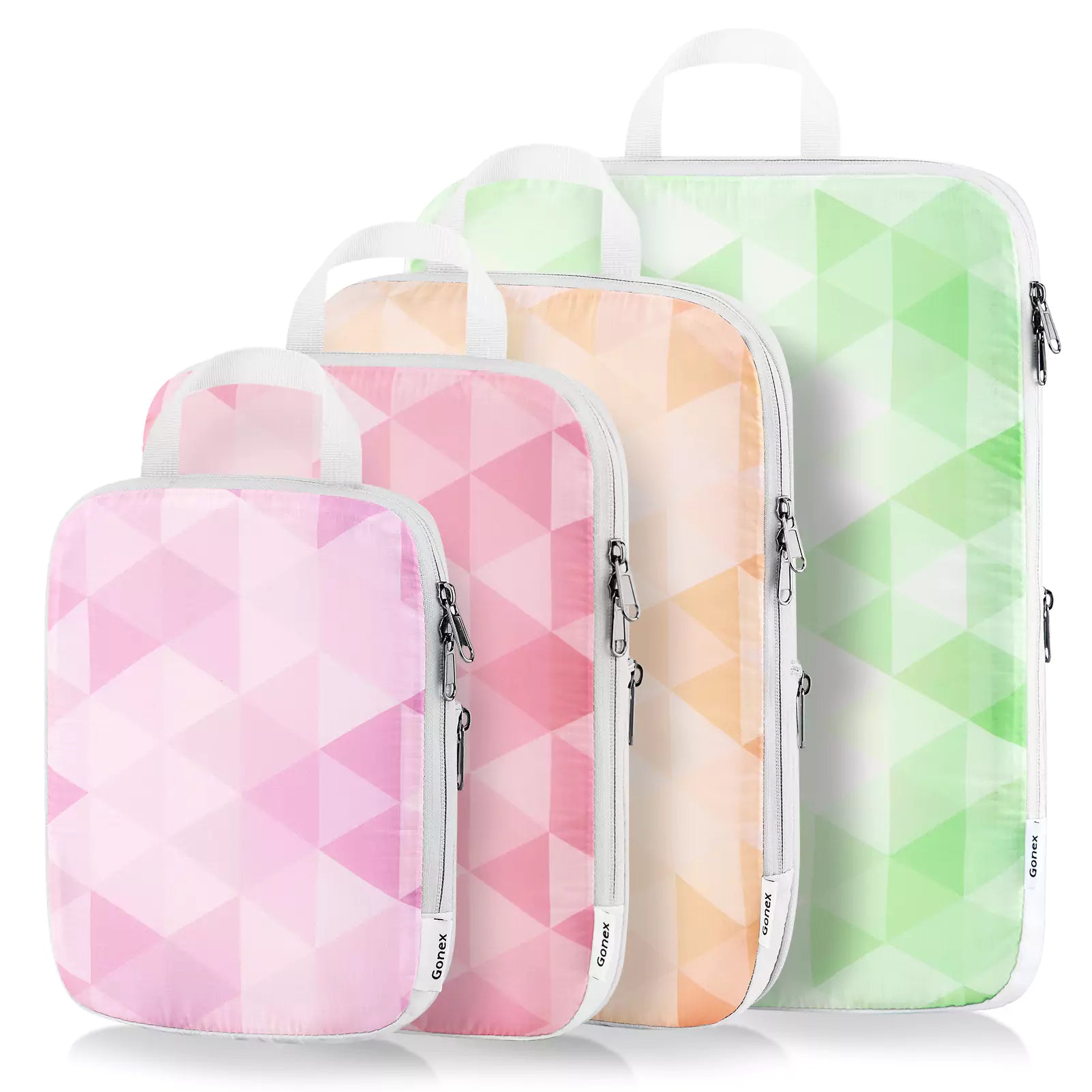 crystal-dreams-compression-packing-cubes-by-gonex-watercolor-design-4-set image 2