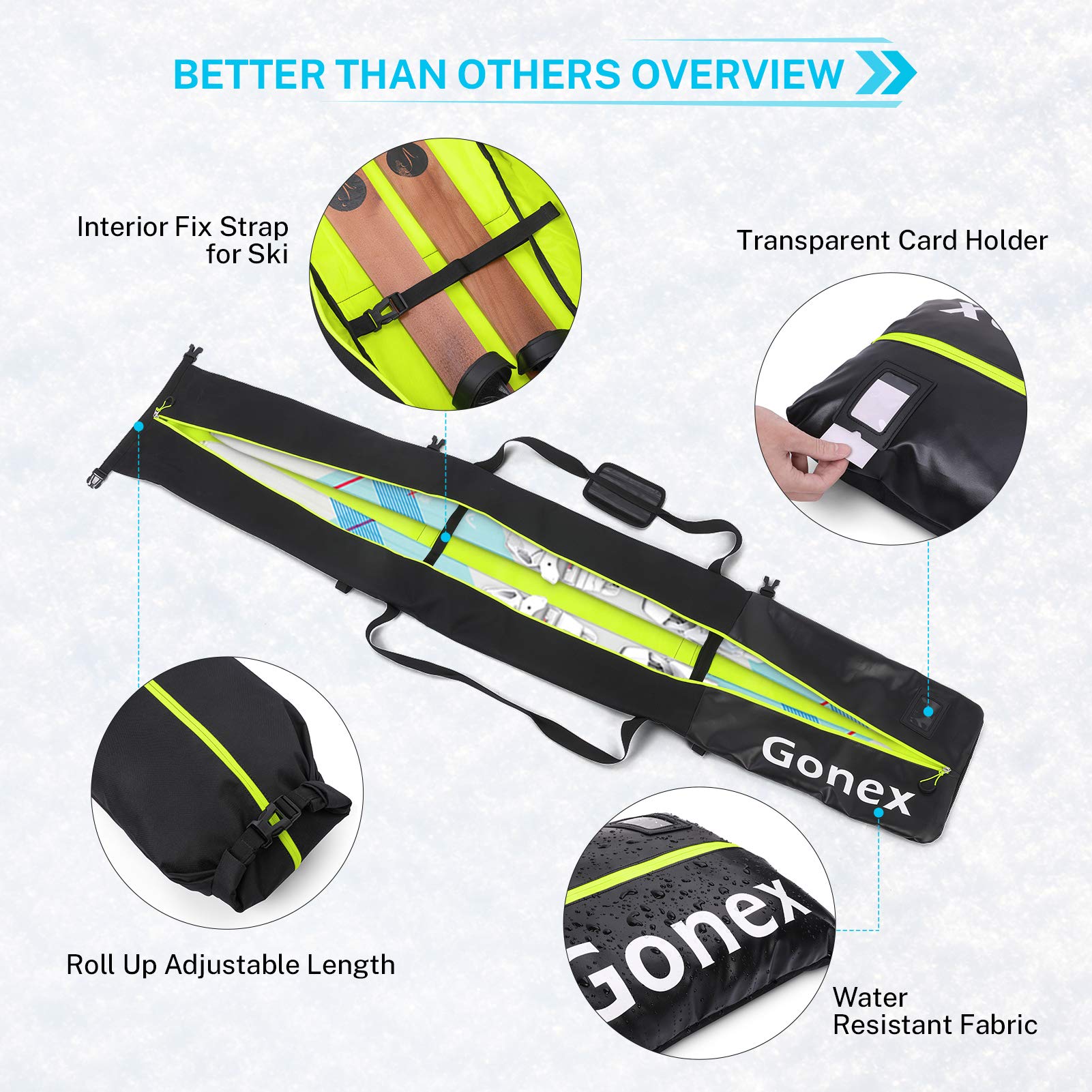 gonex-padded-ski-bag-and-boot-bag-combo image 4