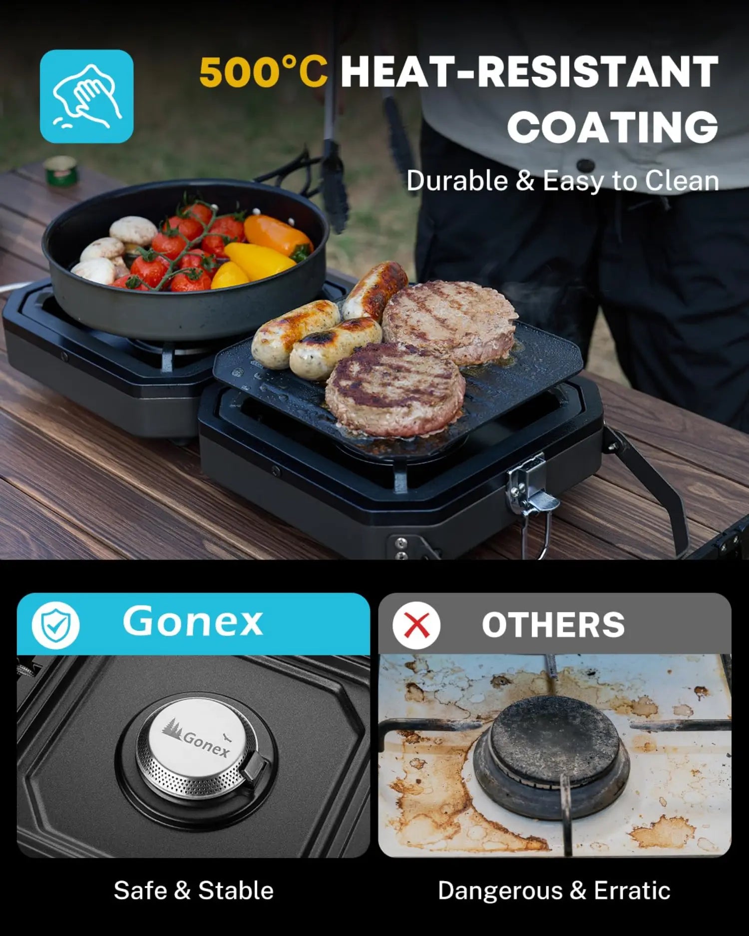 gonex-portable-propane-camping-stove-16-000-btu-dual-burner-with-griddle-grill-g image 4