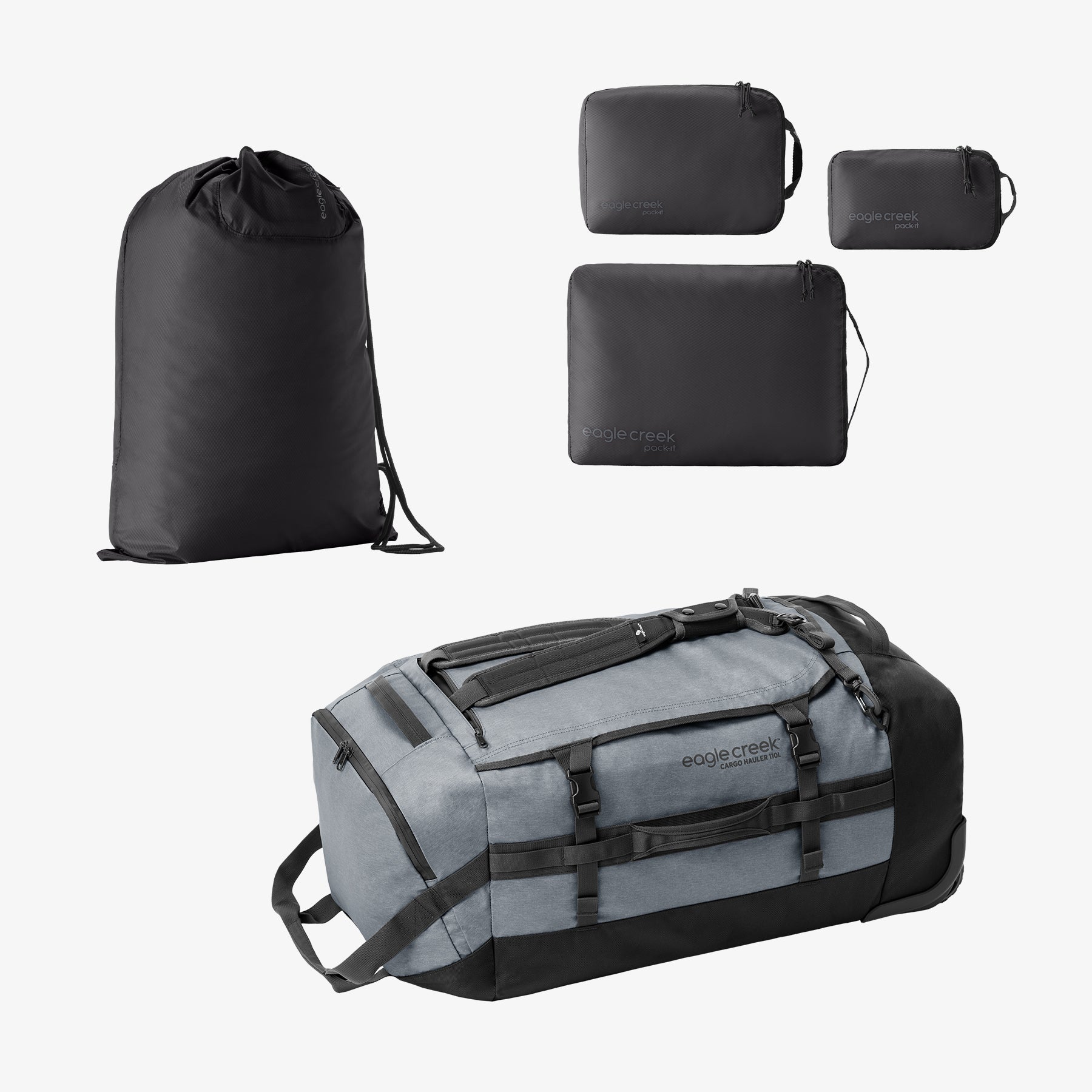 eagle-creek-road-trip-bundle-cargo-hauler-110l-duffel-packing-cubes-laundry-sack image 3