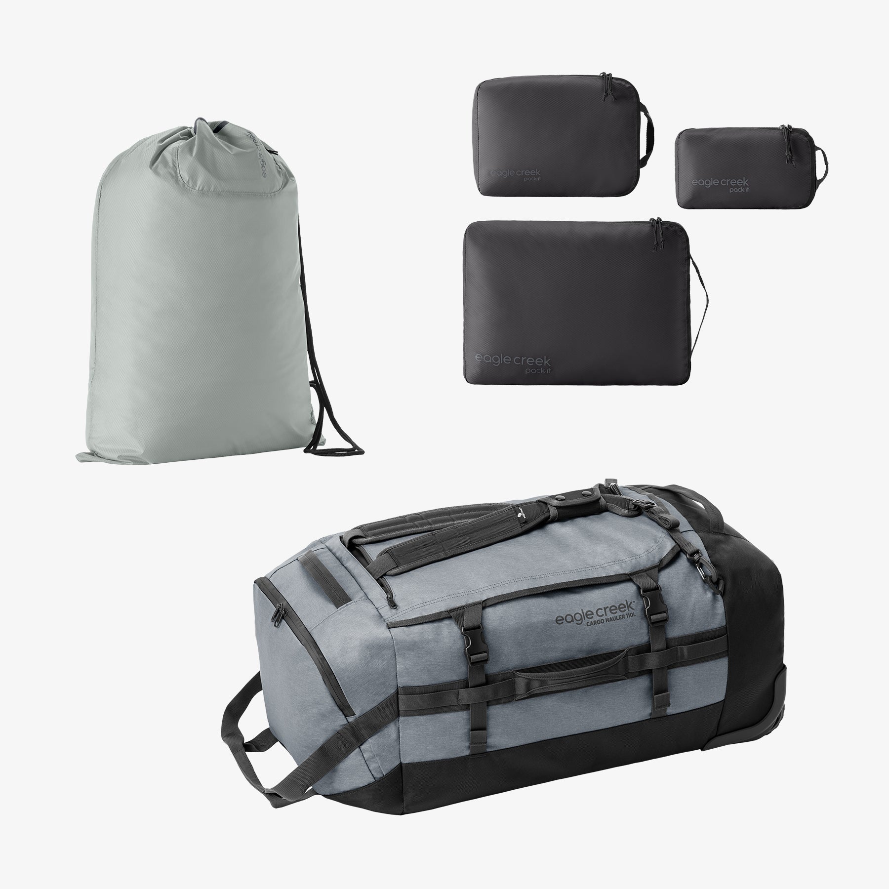eagle-creek-road-trip-bundle-cargo-hauler-110l-duffel-packing-cubes-laundry-sack image 5