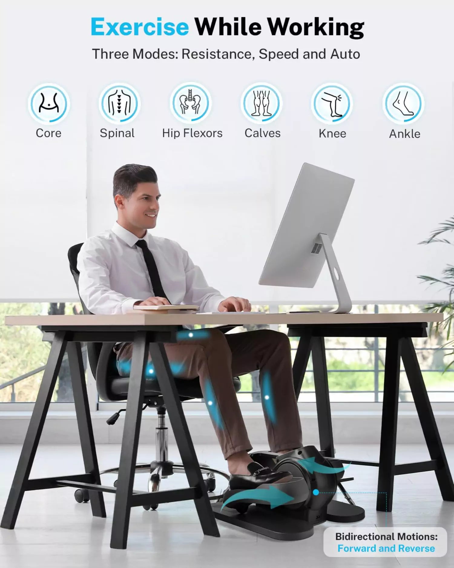 gonex-under-desk-elliptical-trainer-with-10-resistance-levels-and-3-modes image 4