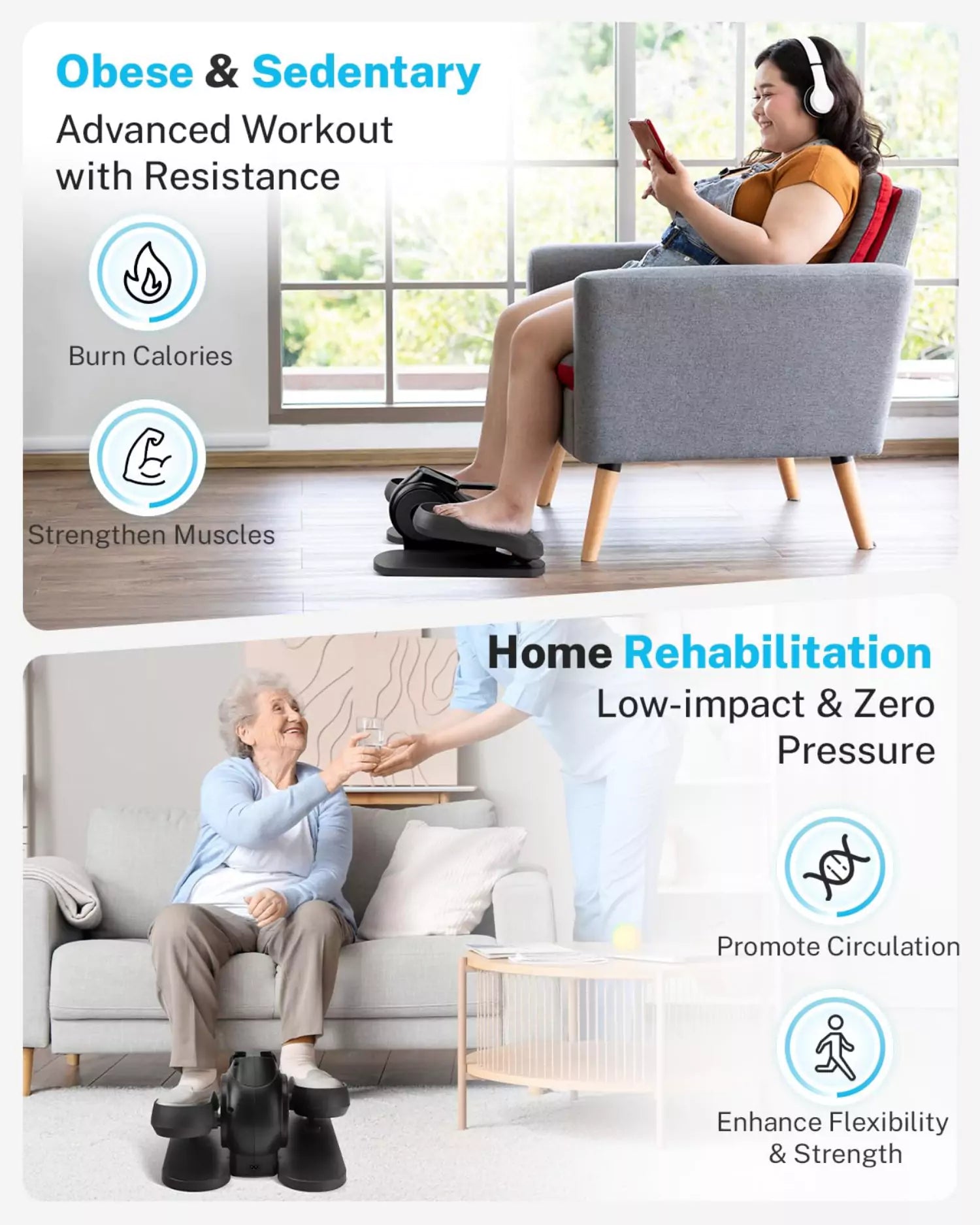 gonex-under-desk-elliptical-trainer-with-10-resistance-levels-and-3-modes image 7