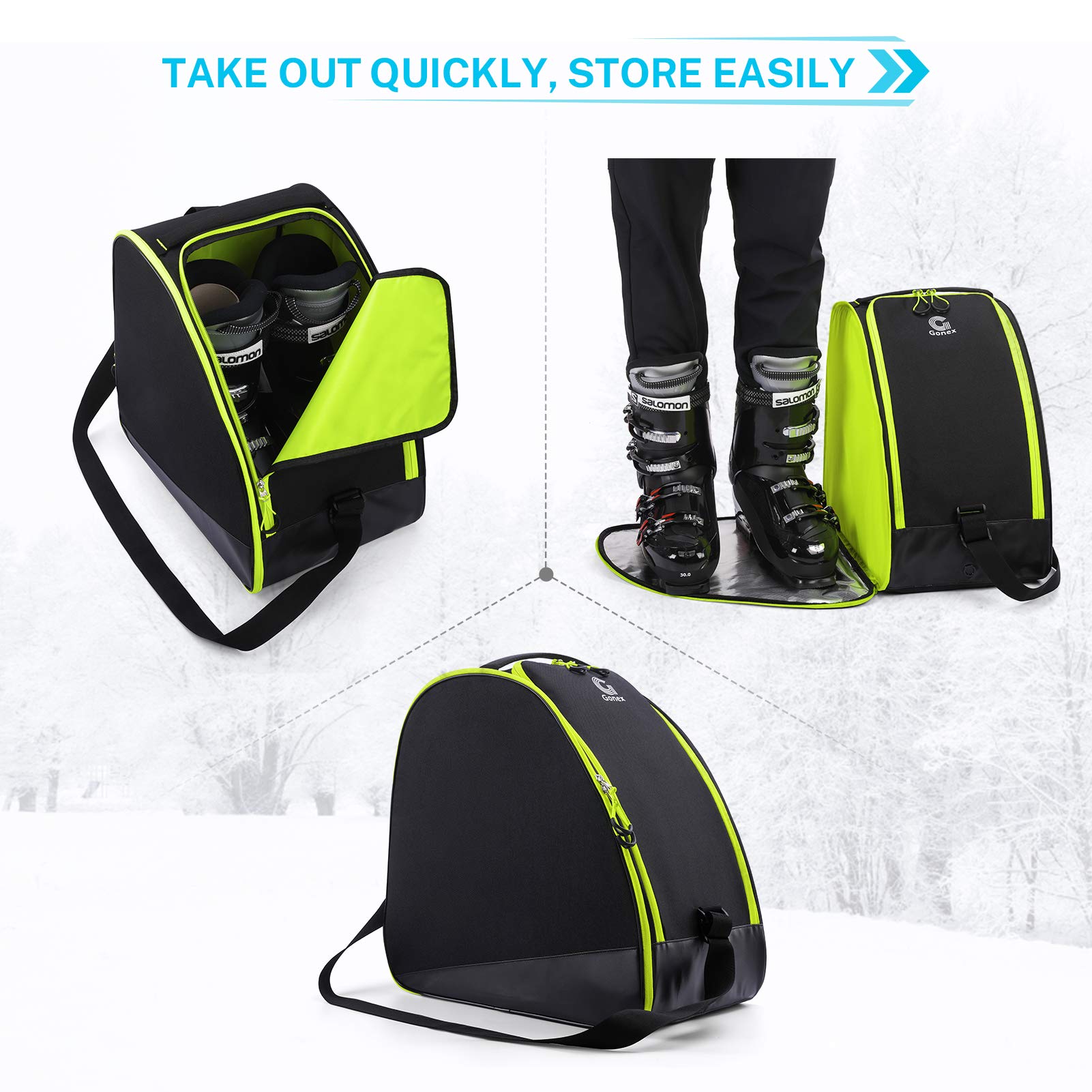 gonex-padded-ski-bag-and-boot-bag-combo image 5