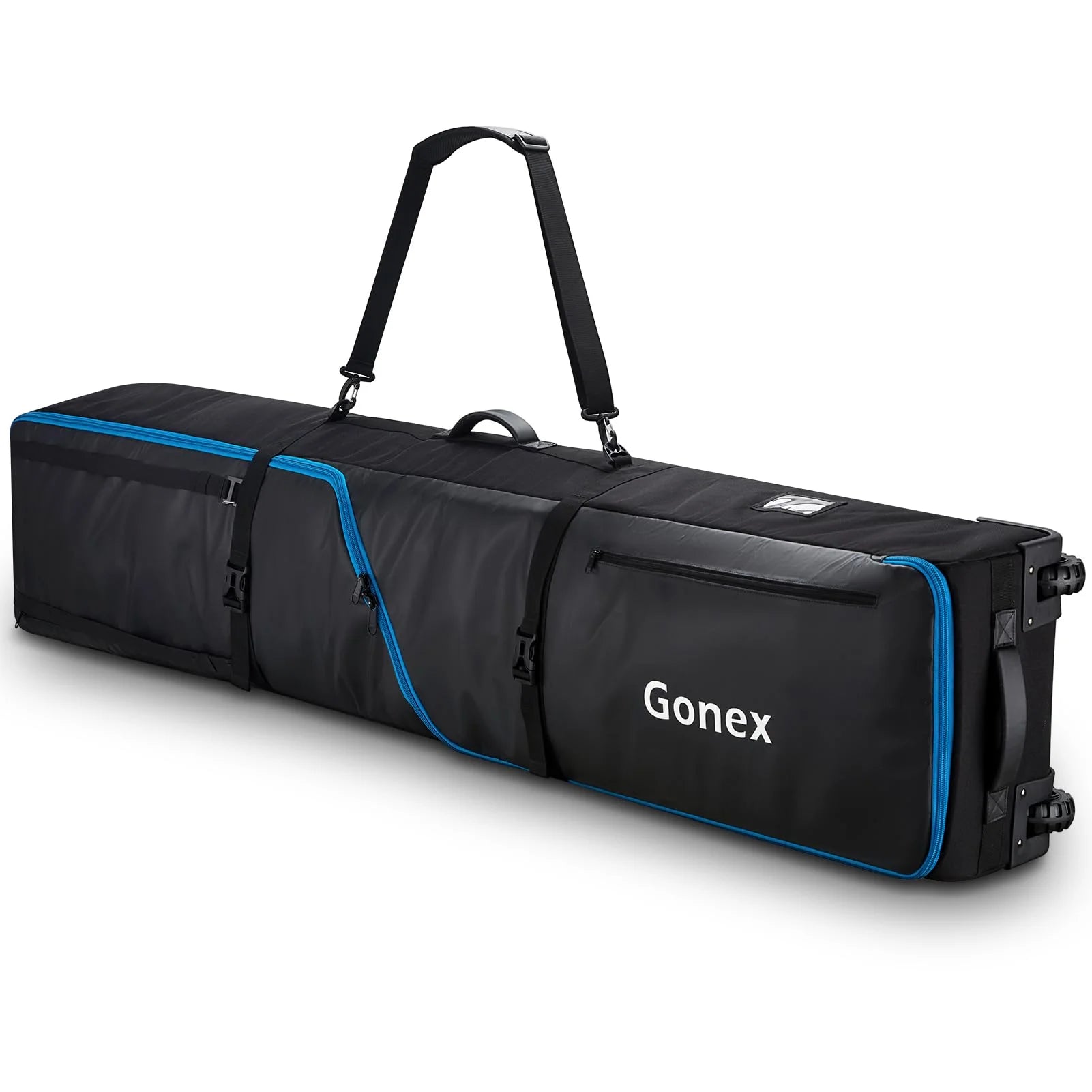 gonex-wheelie-snowboard-bag-with-10cm-wheels-175-190cm-adjustable image 2