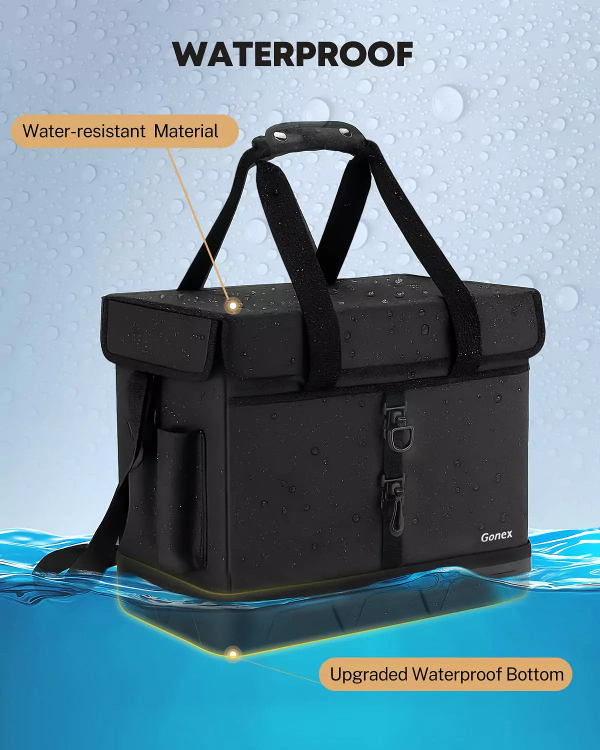 gonex-waterproof-fishing-tackle-bag-for-freshwater-saltwater image 3
