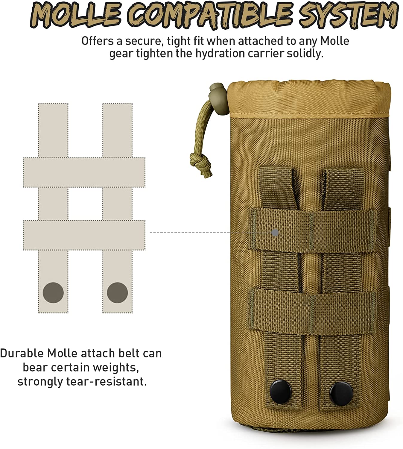 gonex-drawstring-military-molle-water-bottle-pouch image 3