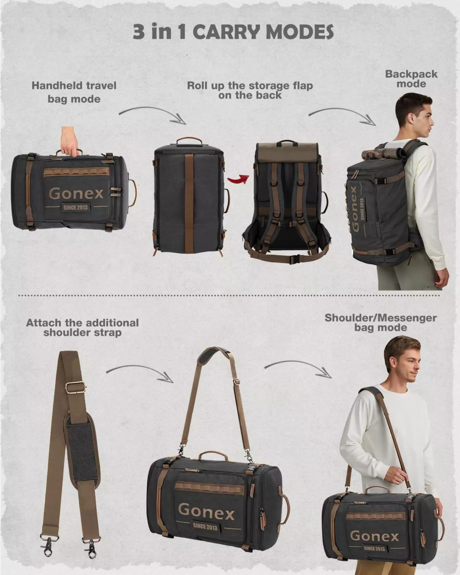 gonex-canvas-laptop-backpack-with-velcro-patch image 7