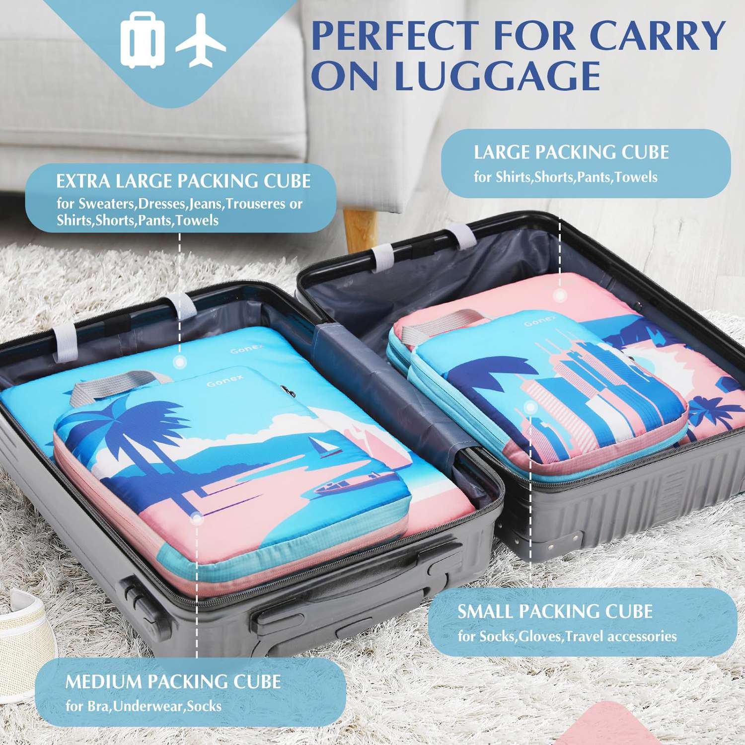 gonex-beach-compression-packing-cubes image 6