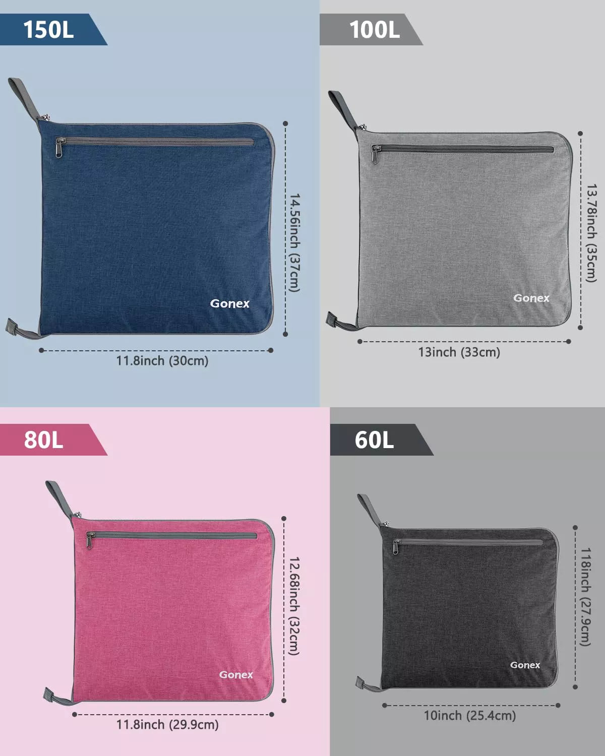 gonex-150l-foldable-duffle-bag-with-lightweight-600d-polyester-fabric image 6